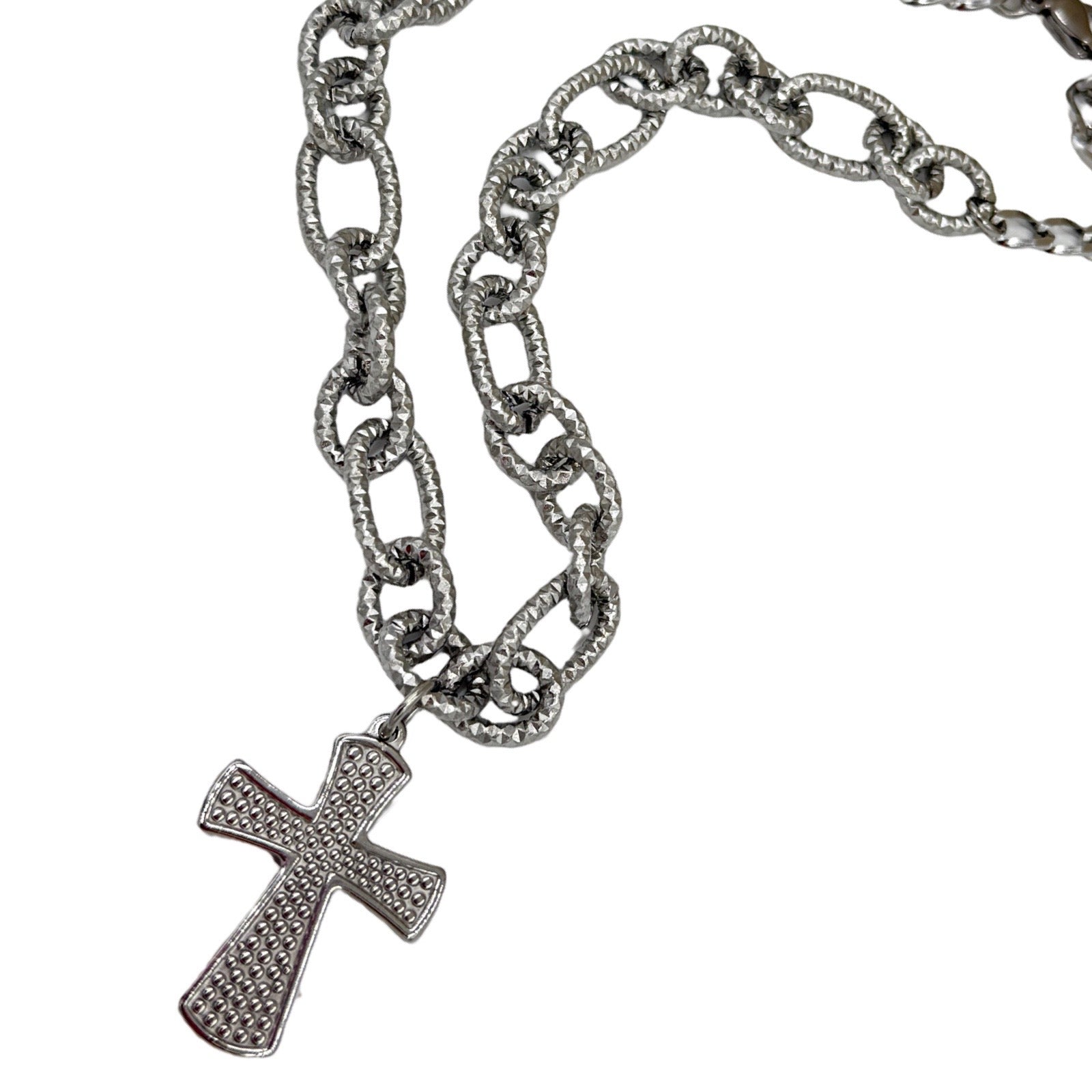 Cross Drop Necklace