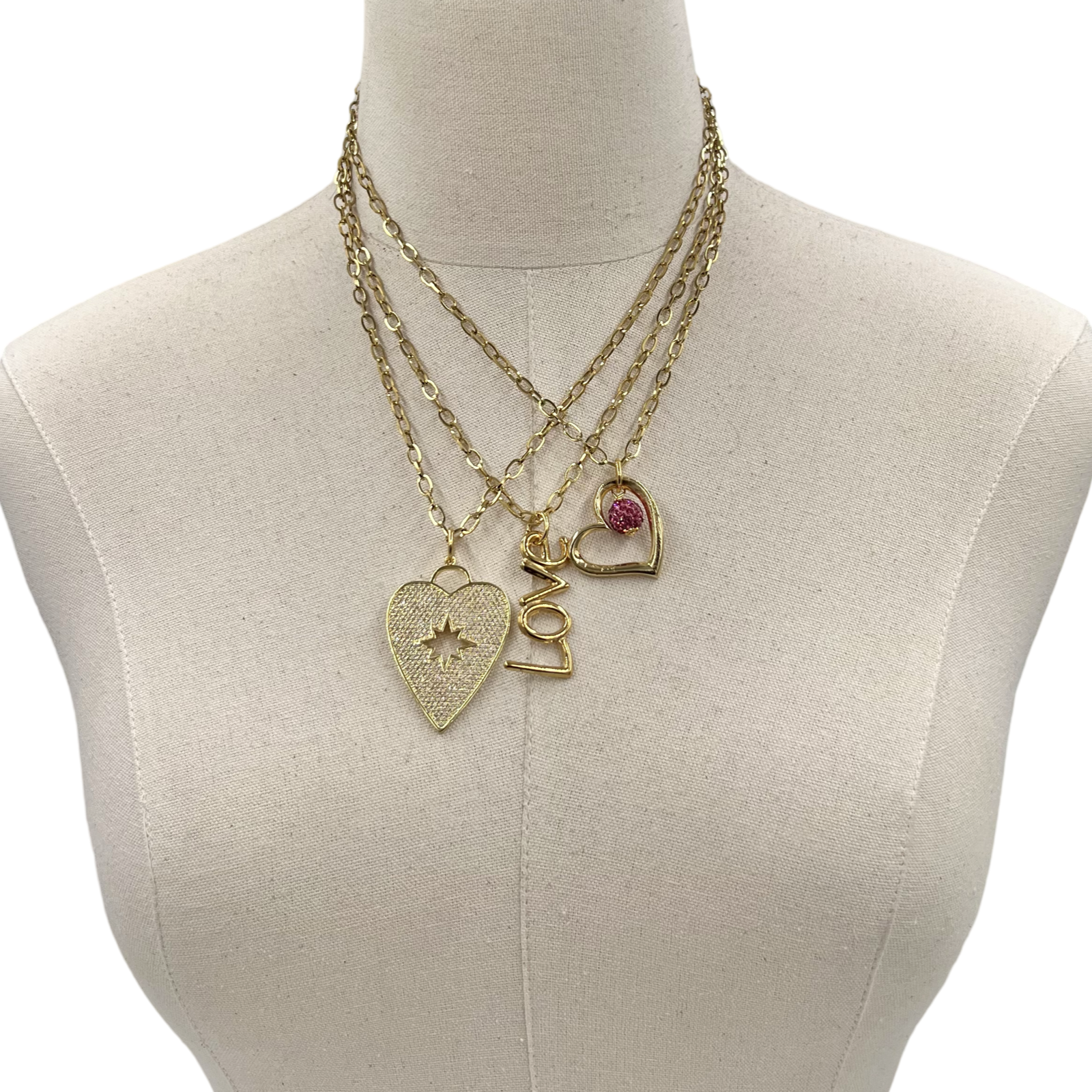 3 Hearts Necklace