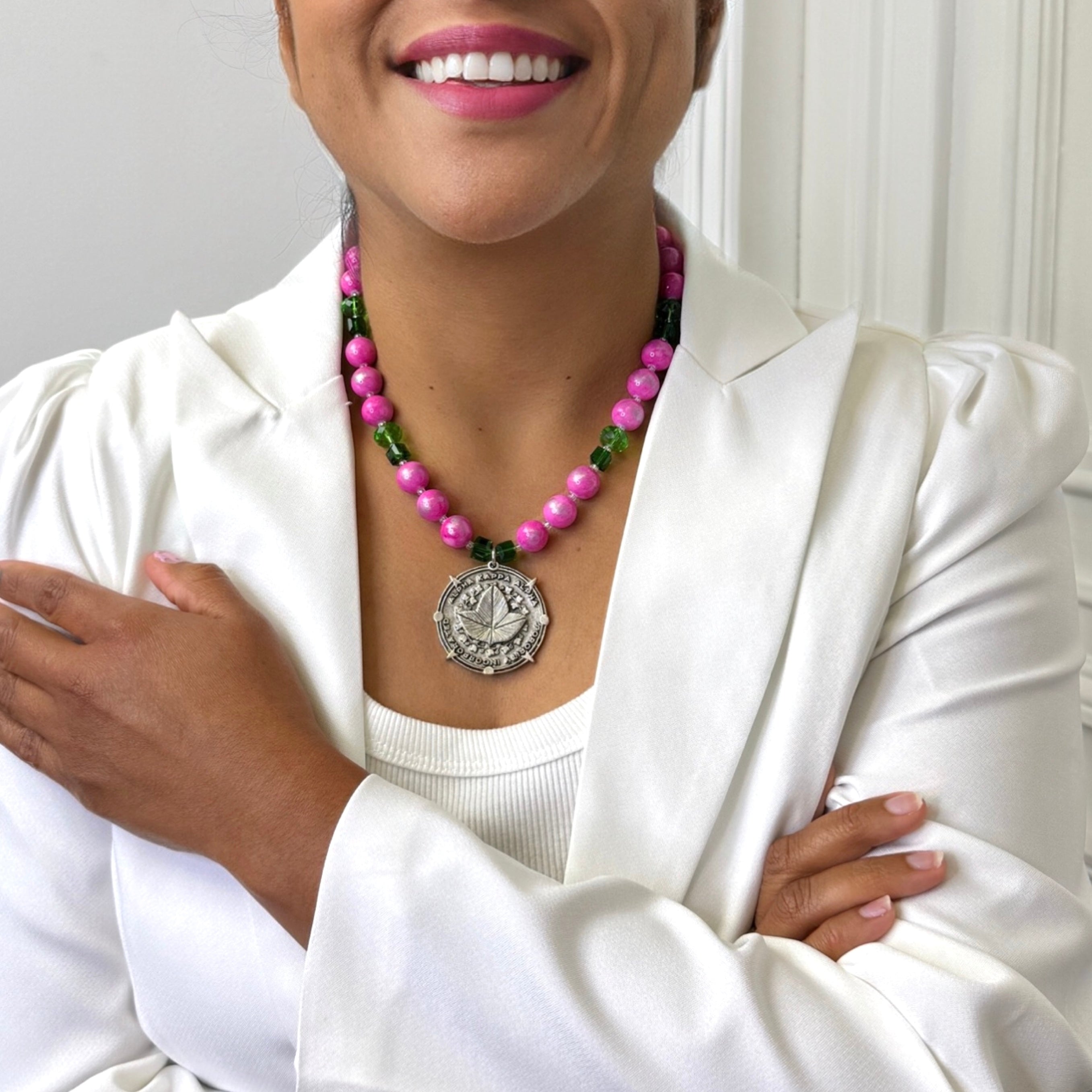AKA Picnic Pink Necklace