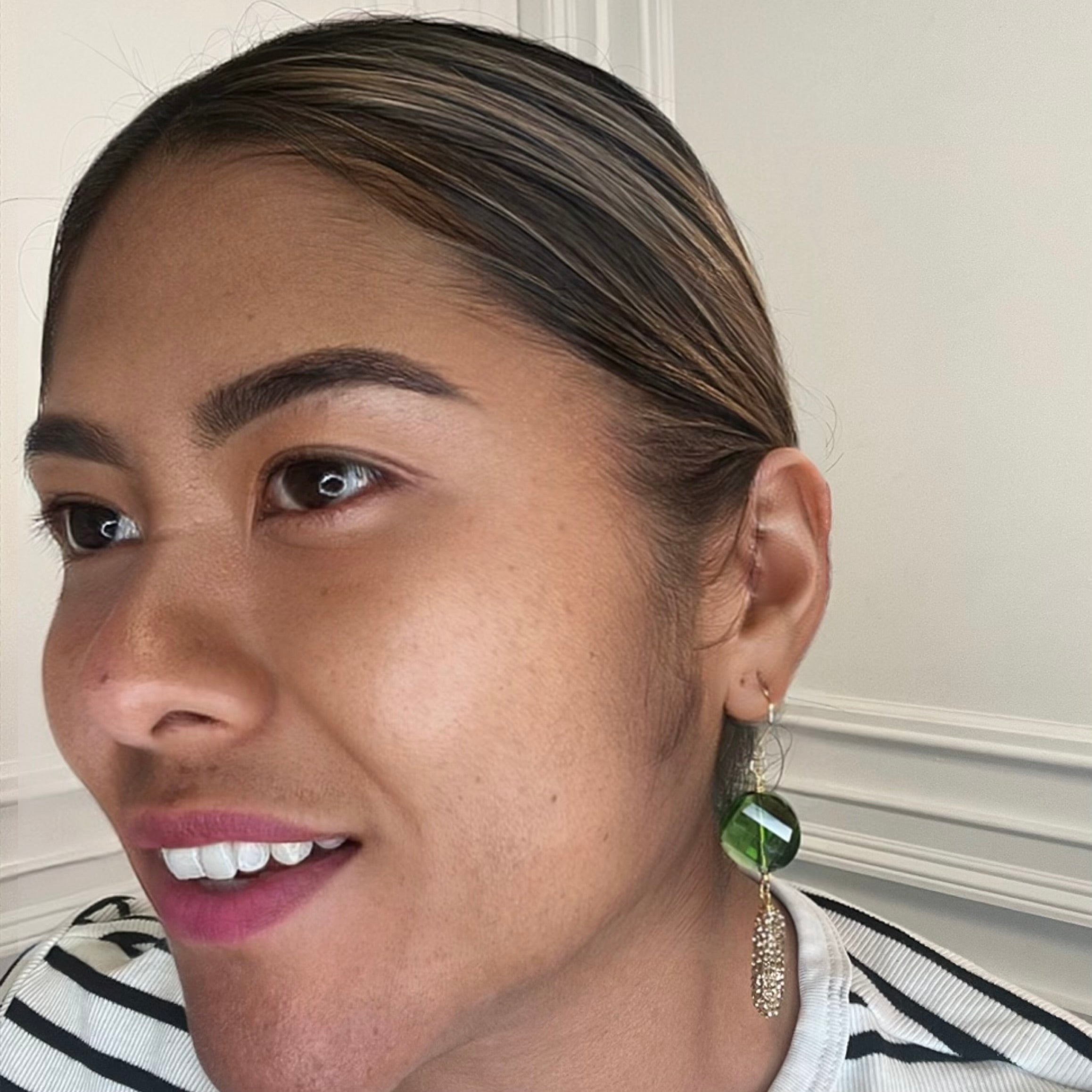 Green Shadow Earrings