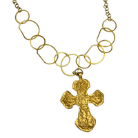 Cross Funky Goals Necklace Necklaces Cerese D, Inc.   