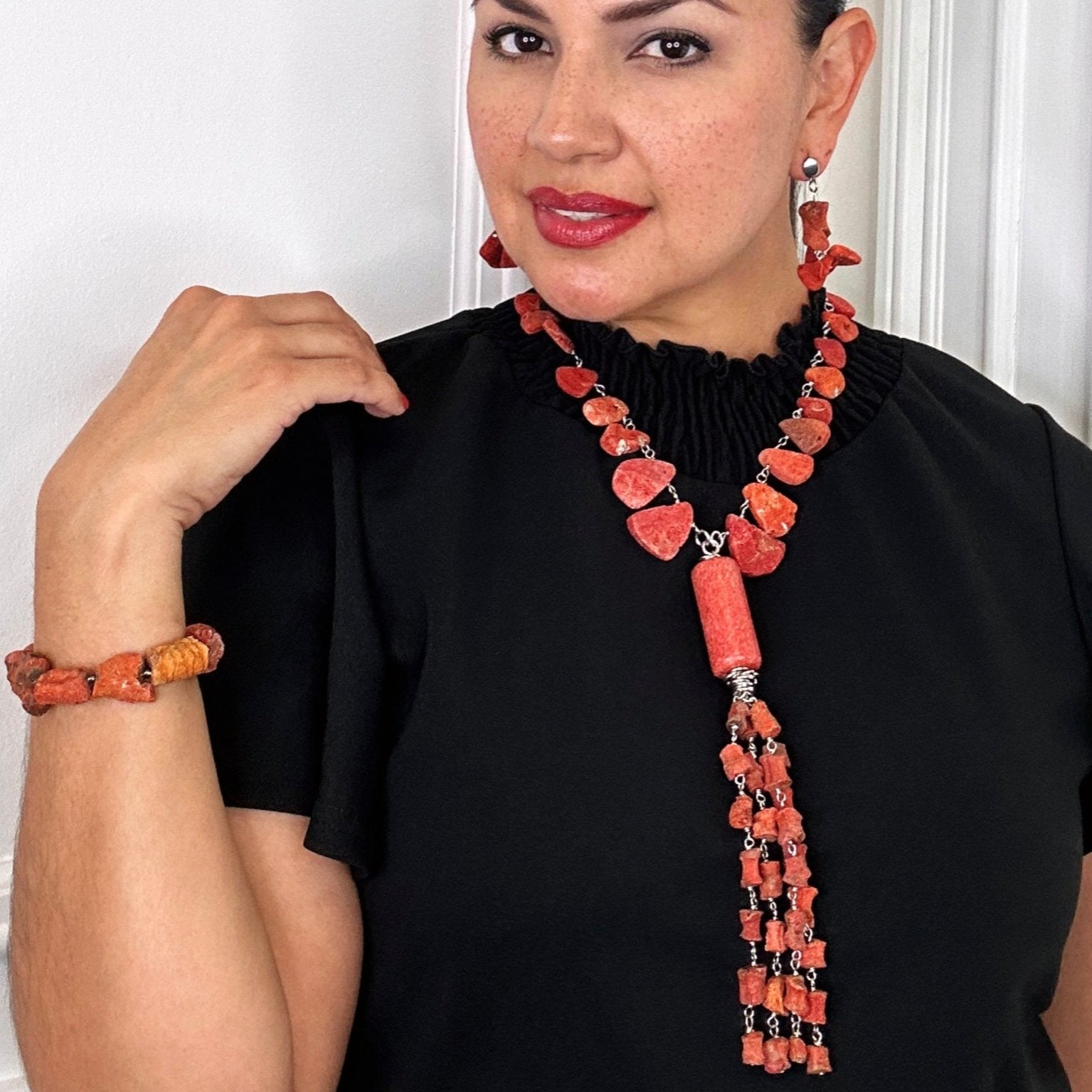 Coral Raton Necklace