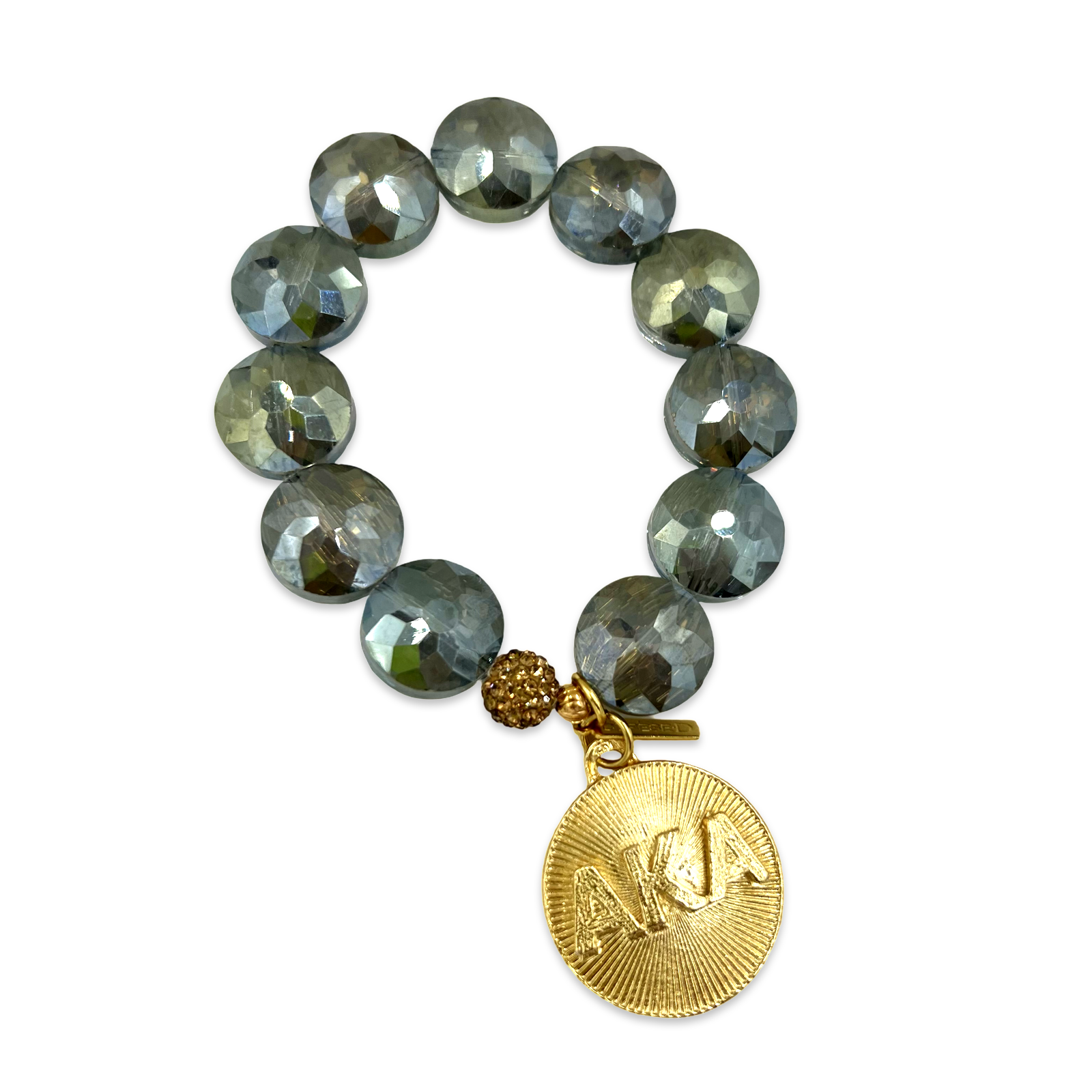 AKA Flor Iridescent Crystal Bracelet