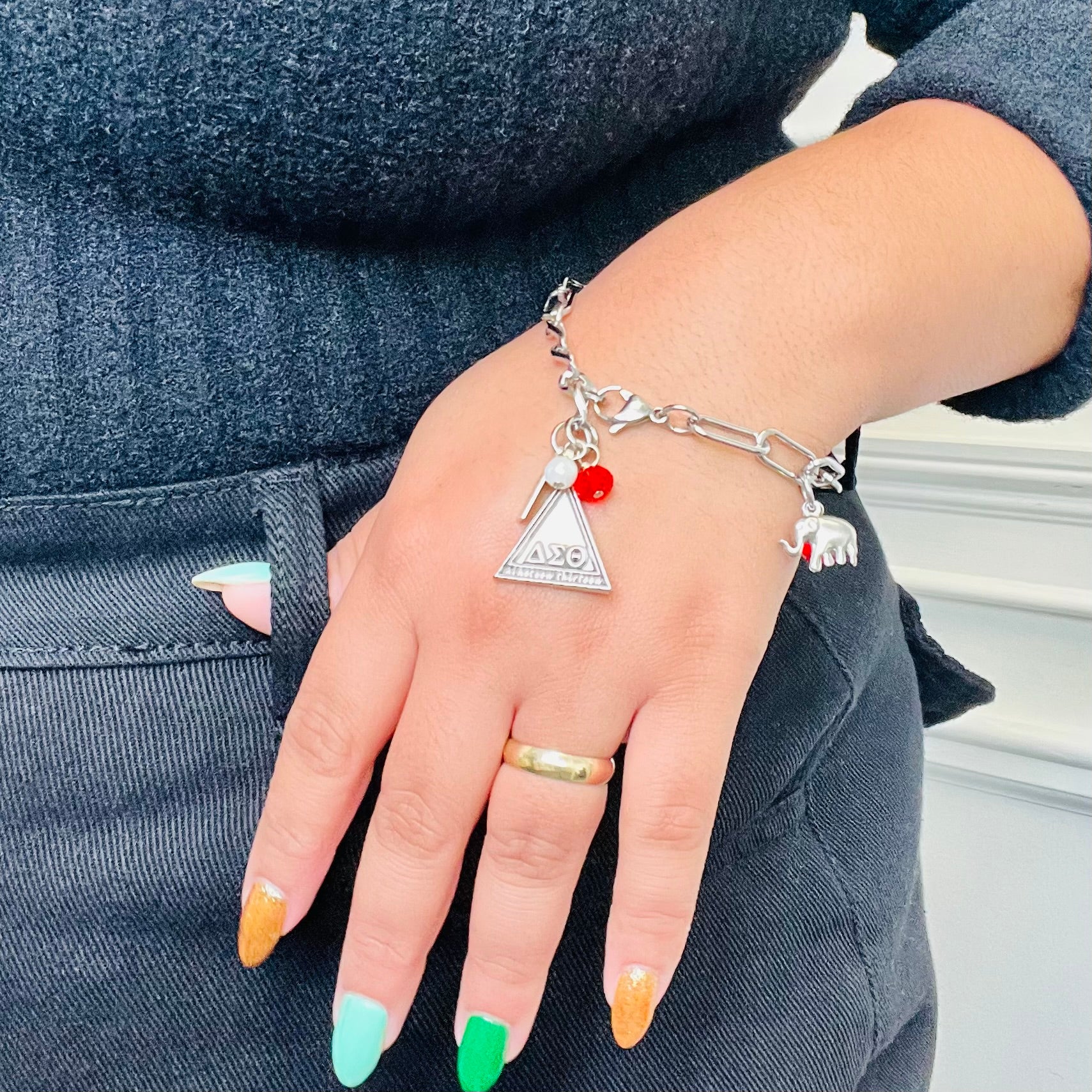 Delta Paper Place Bracelet