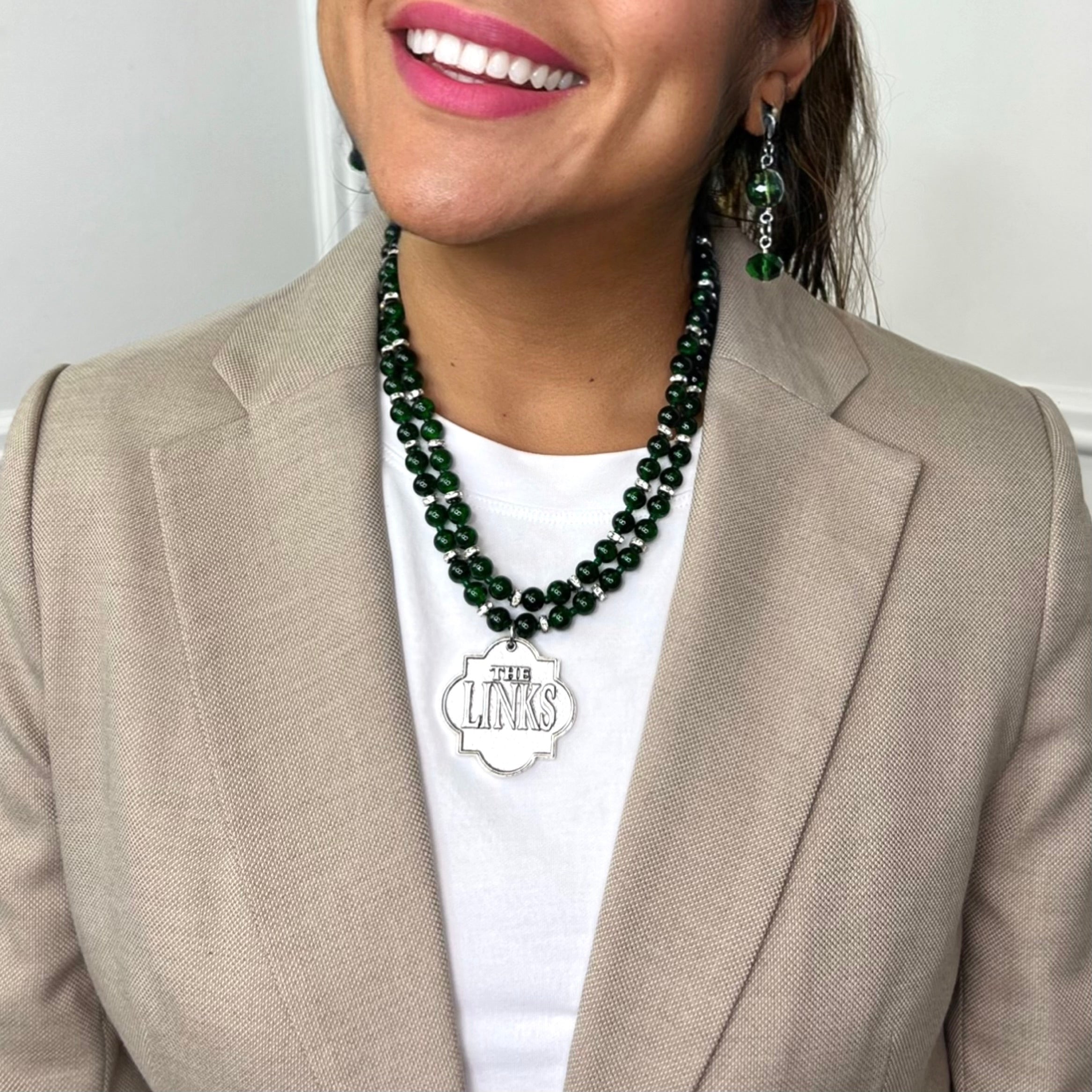 Links Grassy Glam Necklace