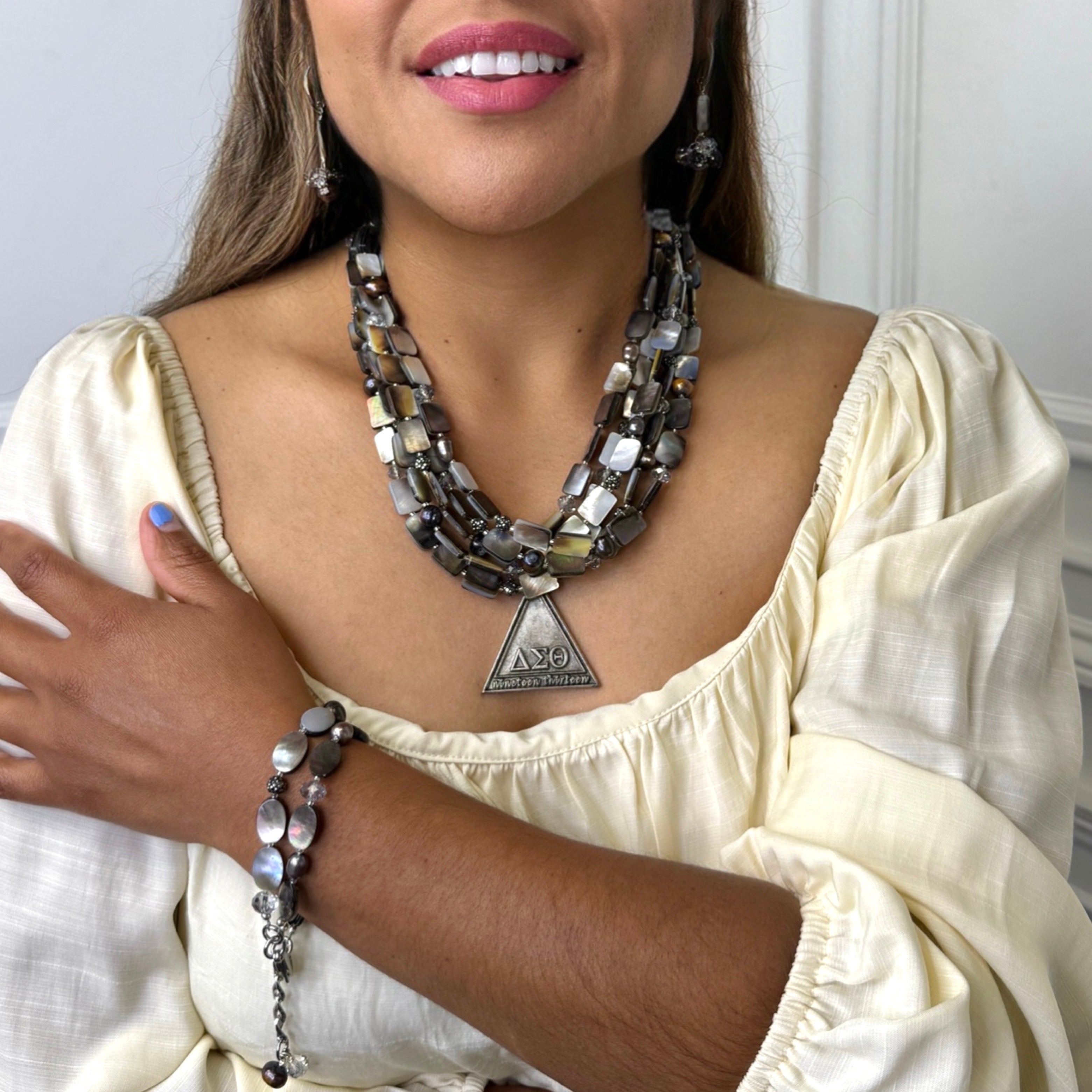 Delta Silver Owen Necklace