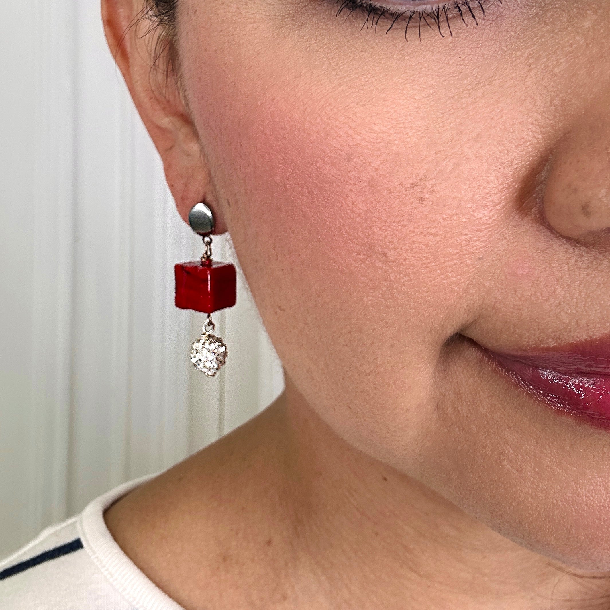 Cube Spark Earring