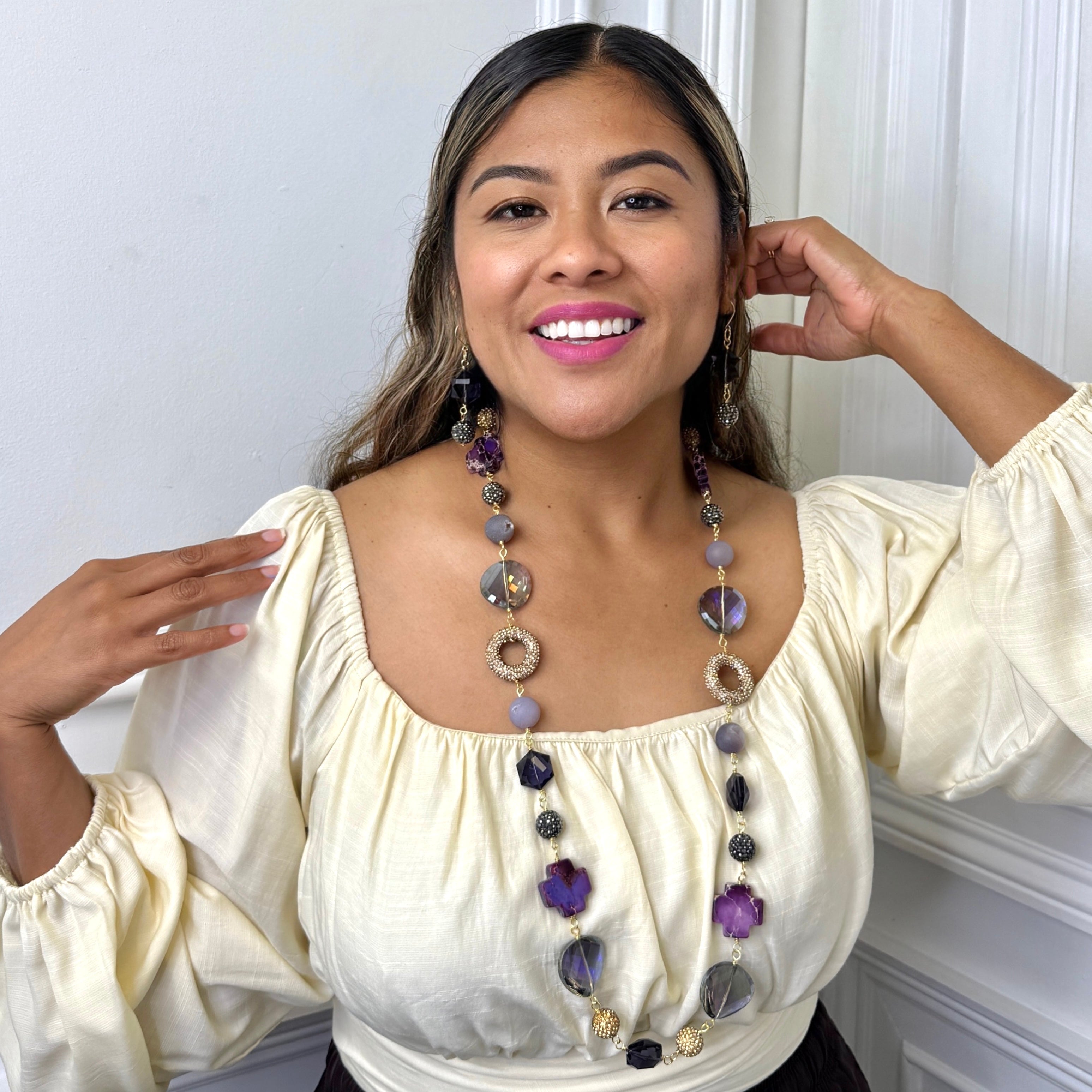 Purple Boss Necklace
