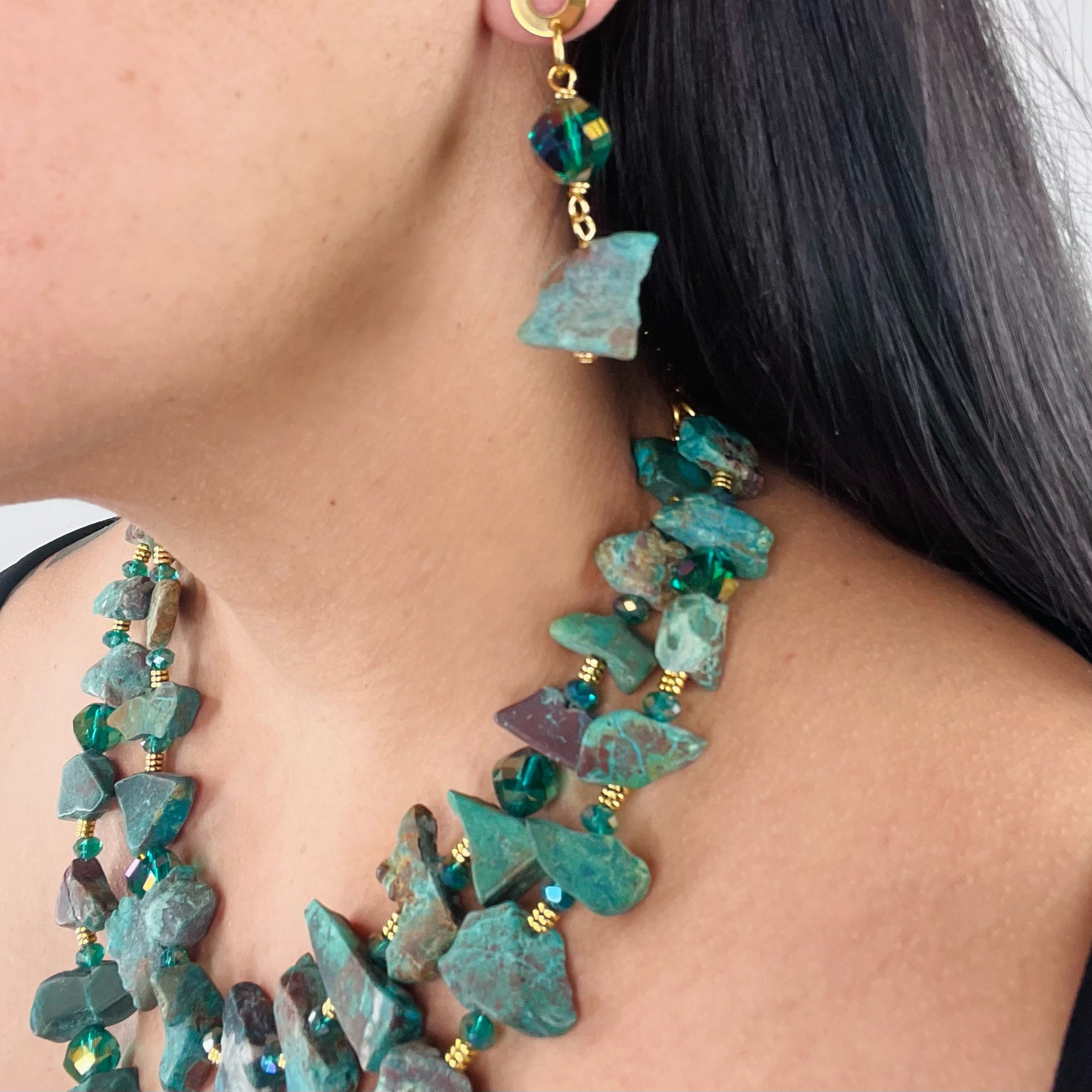 Insight Chrysocolla Necklace