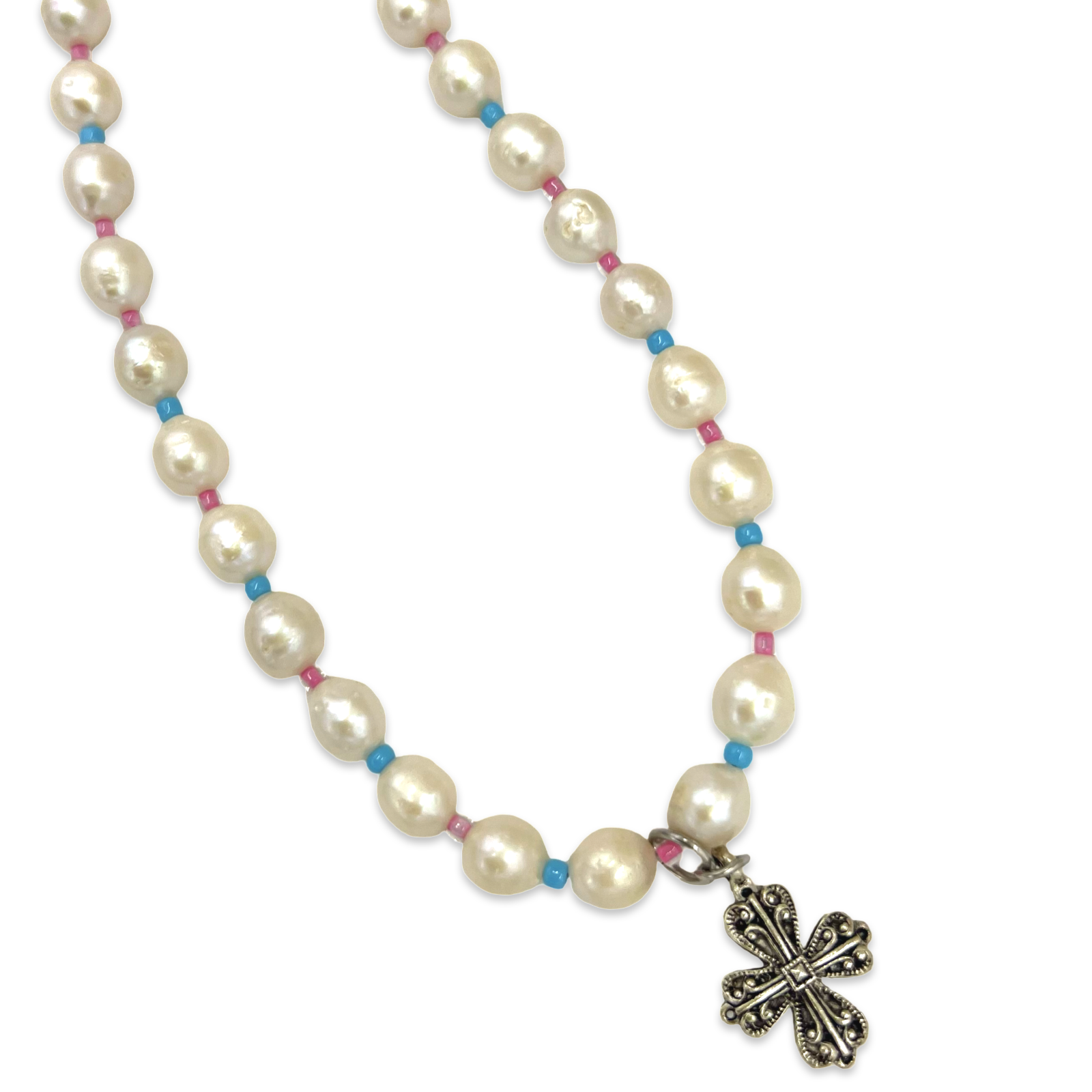 White Treasure Necklace