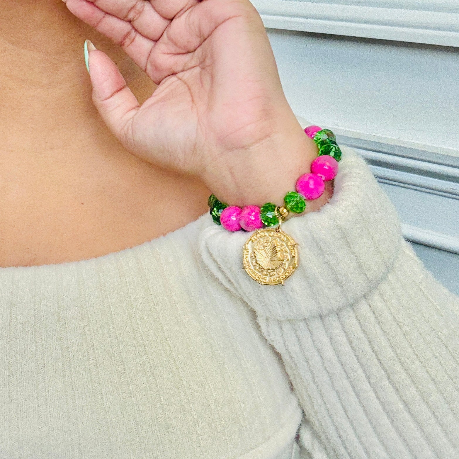 AKA Picnic Pink Bracelet