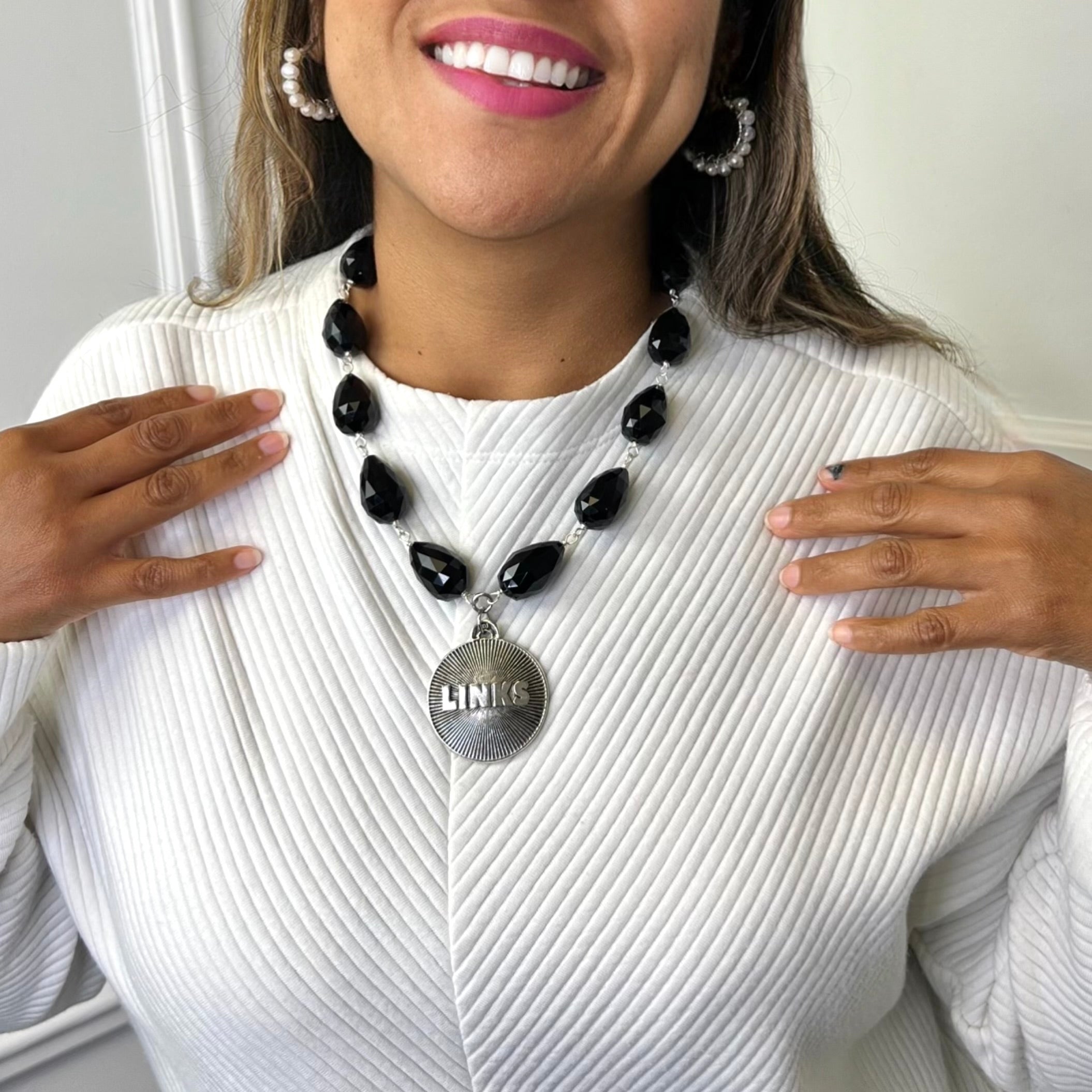 Links Black Judy Necklace