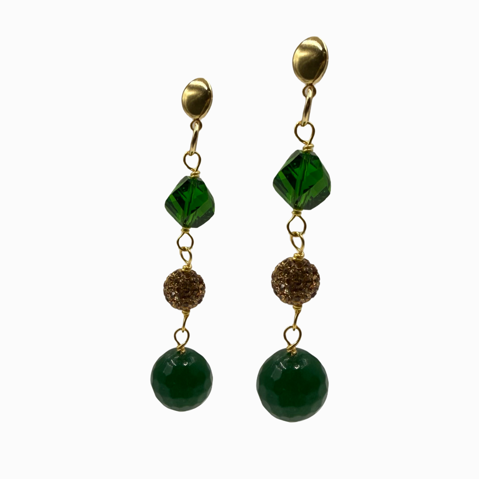 Green Bud Earring