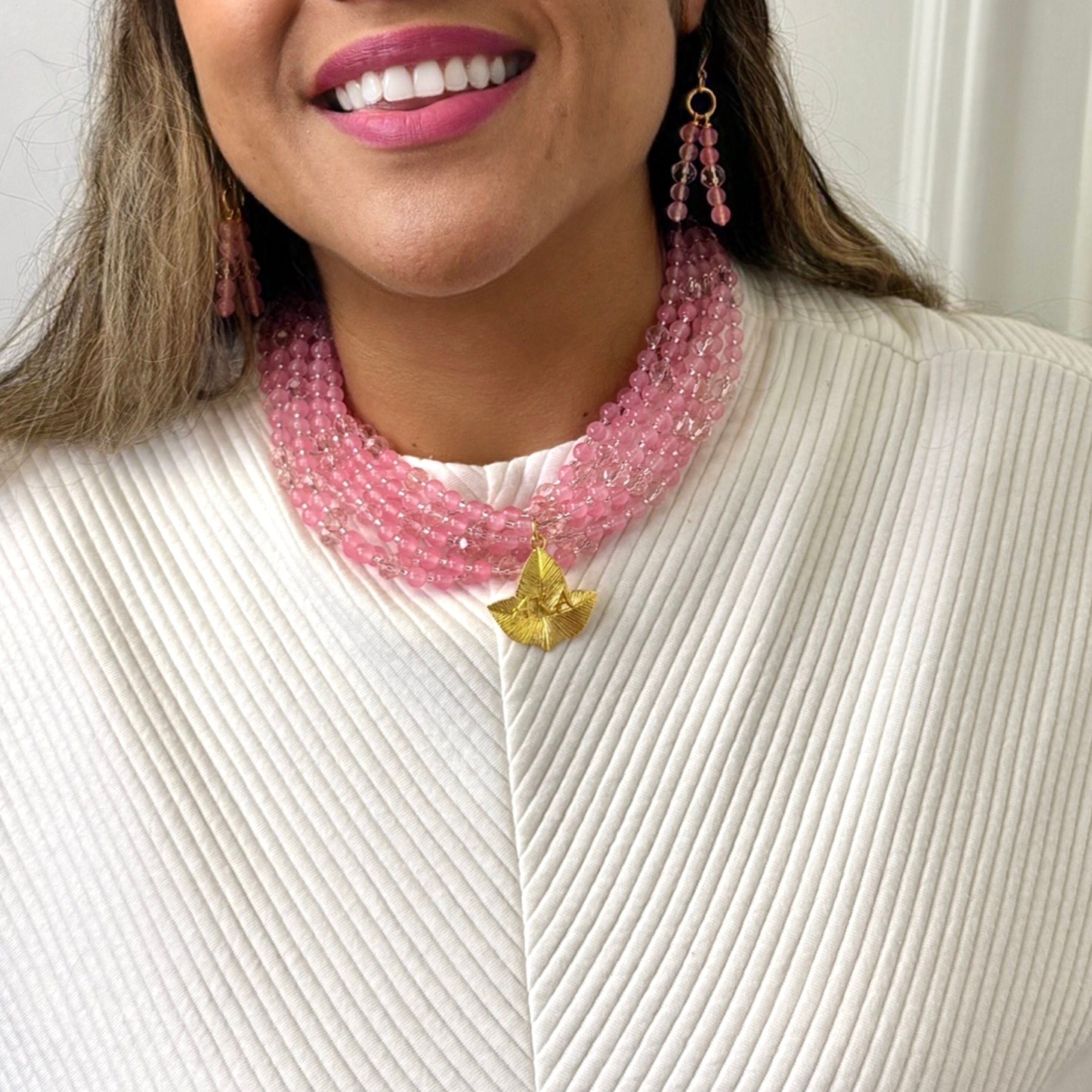 AKA Pink Berry Necklace
