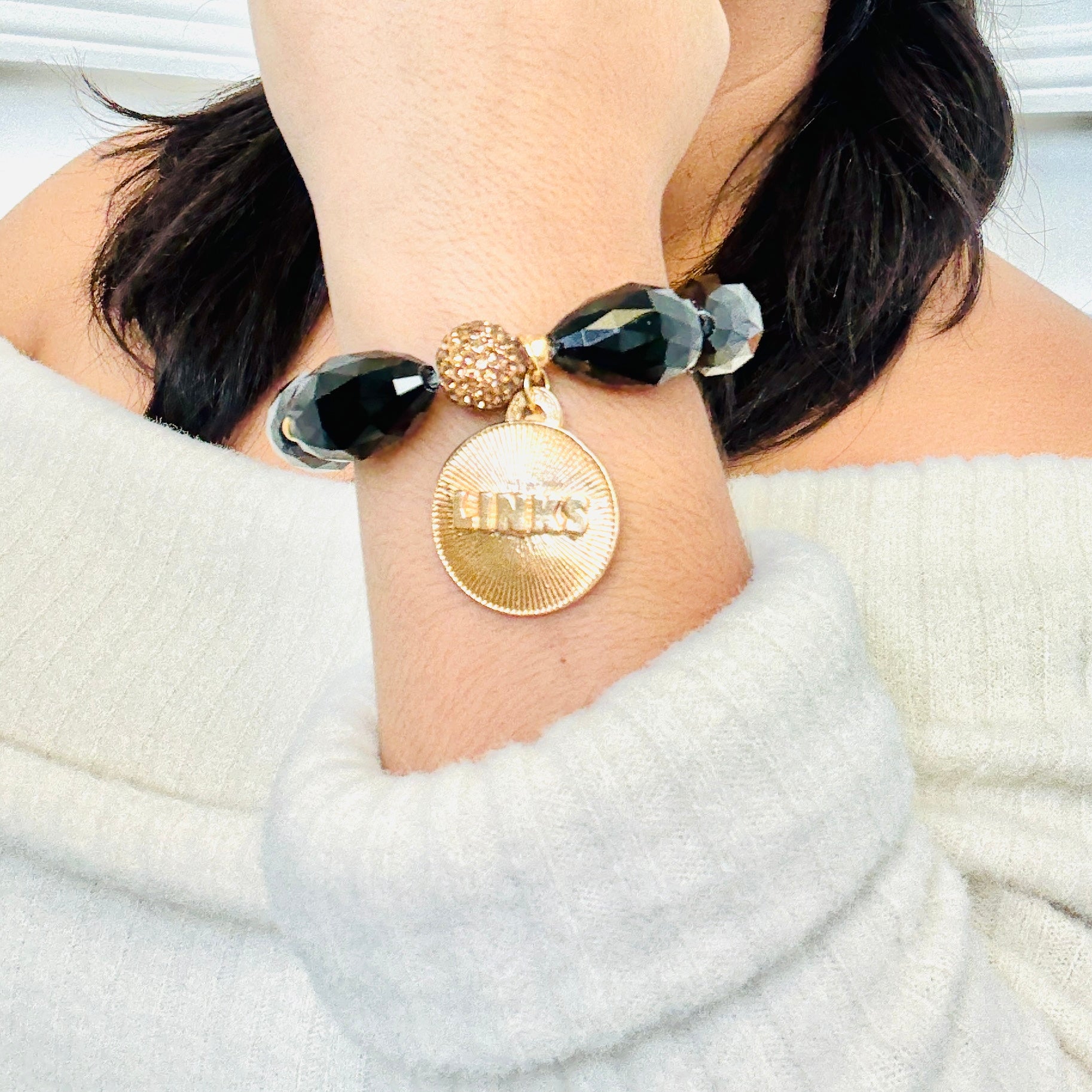 Links Black Judy Jetson Bracelet