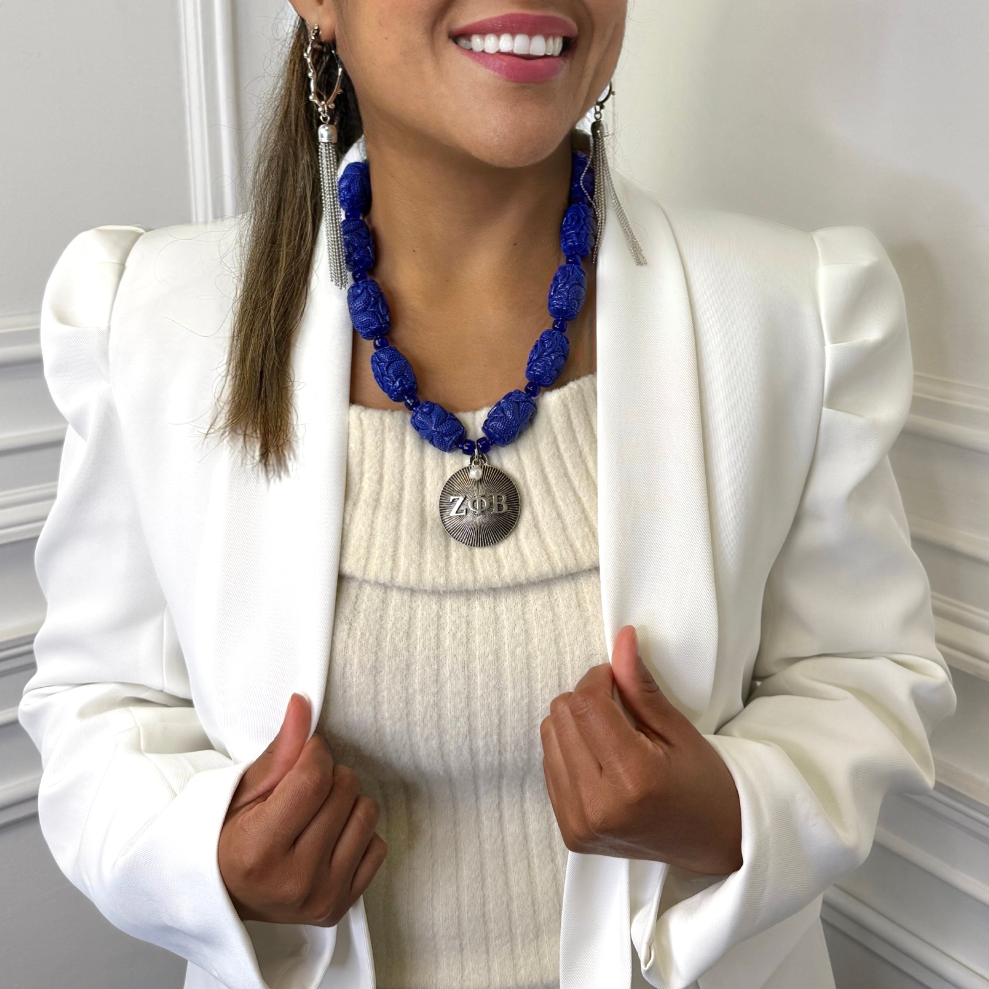 Zeta Groove Coral Necklace