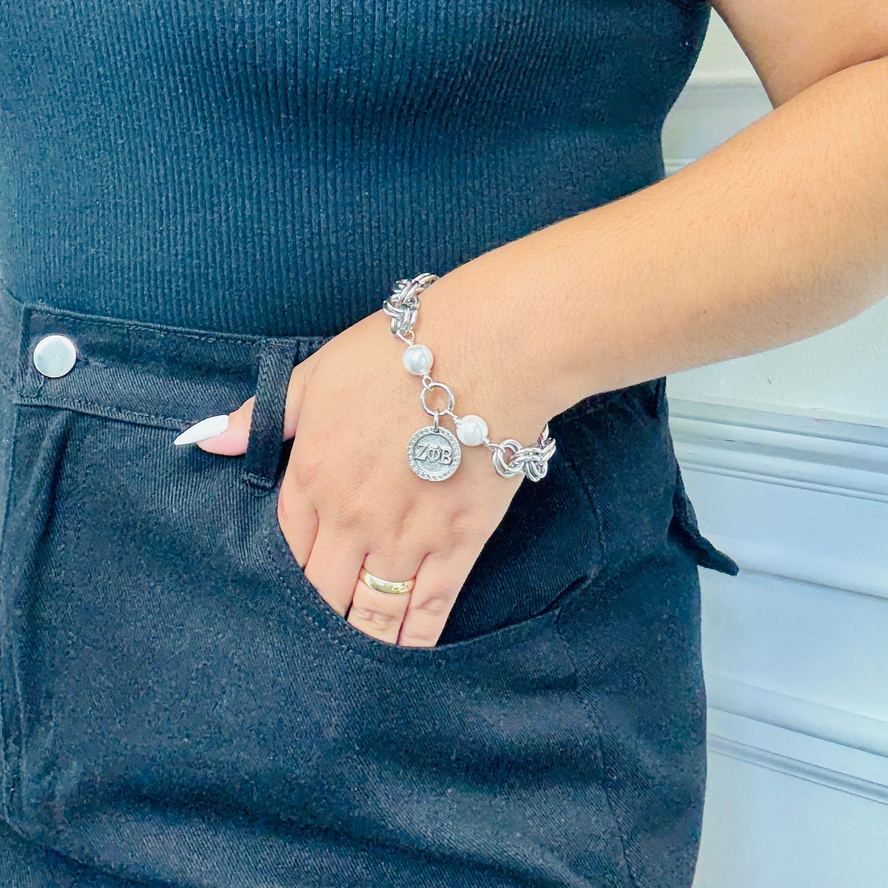 Zeta Classic 2 Pearl Bracelet
