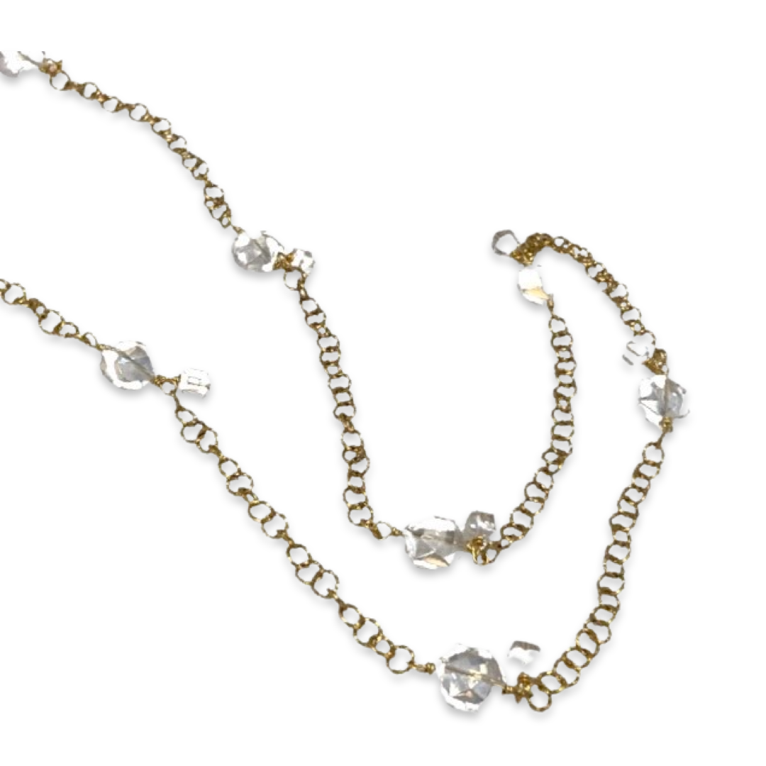 Crystal Clear Davis Necklace Necklaces Cerese D, Inc.   