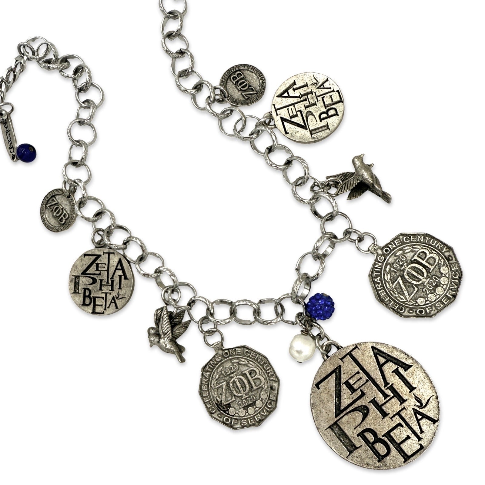 Zeta Charm Necklace