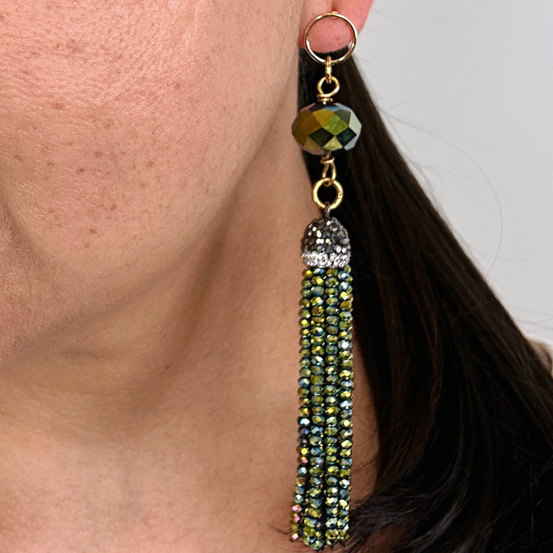 Beaded Ballroom Earrings