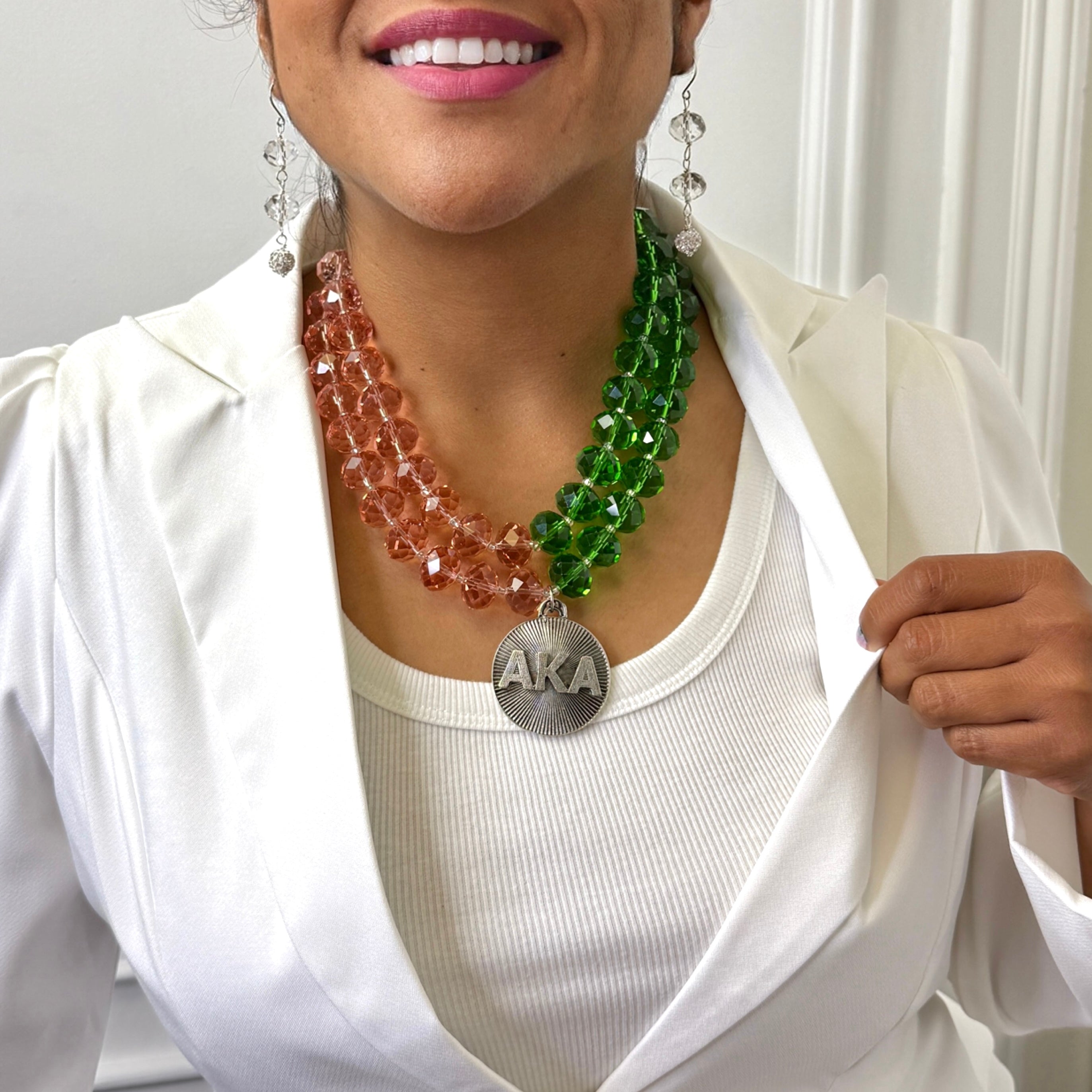 AKA Split Face 2 Necklace
