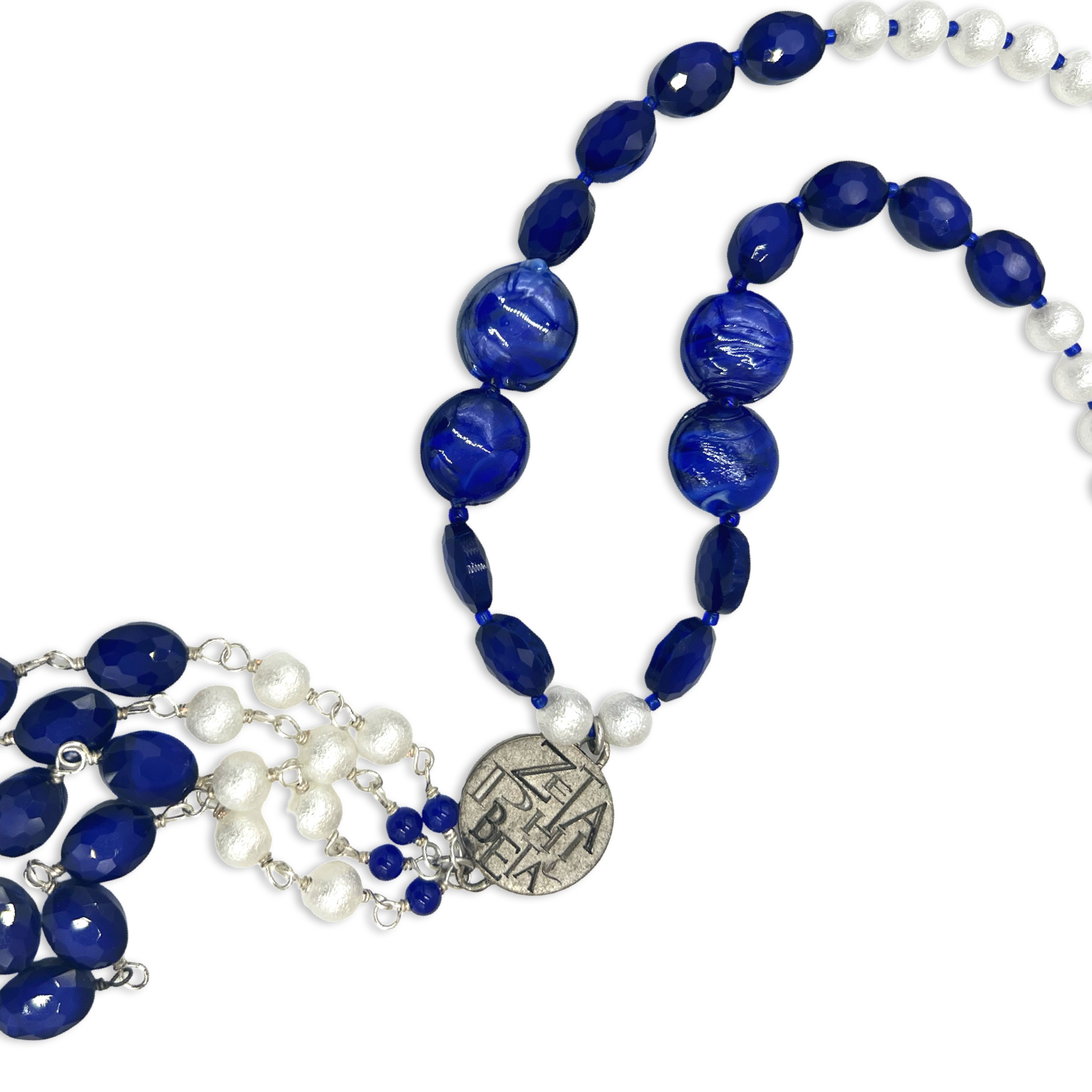 Zeta Blue Boom Necklace