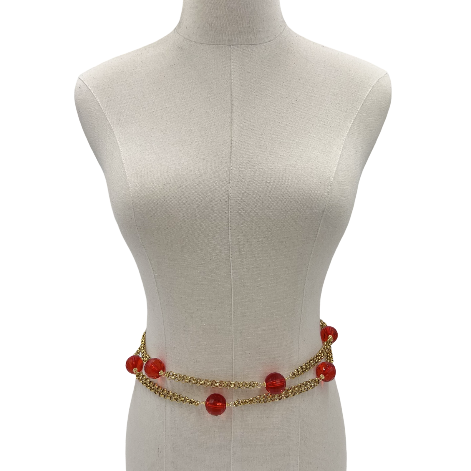 Red Stations Necklace