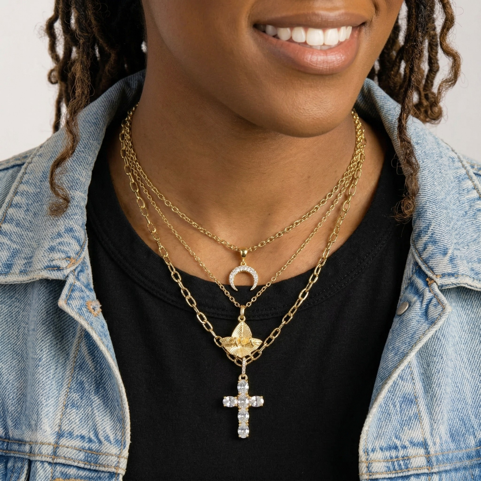 AKA Crescent Layer Necklace