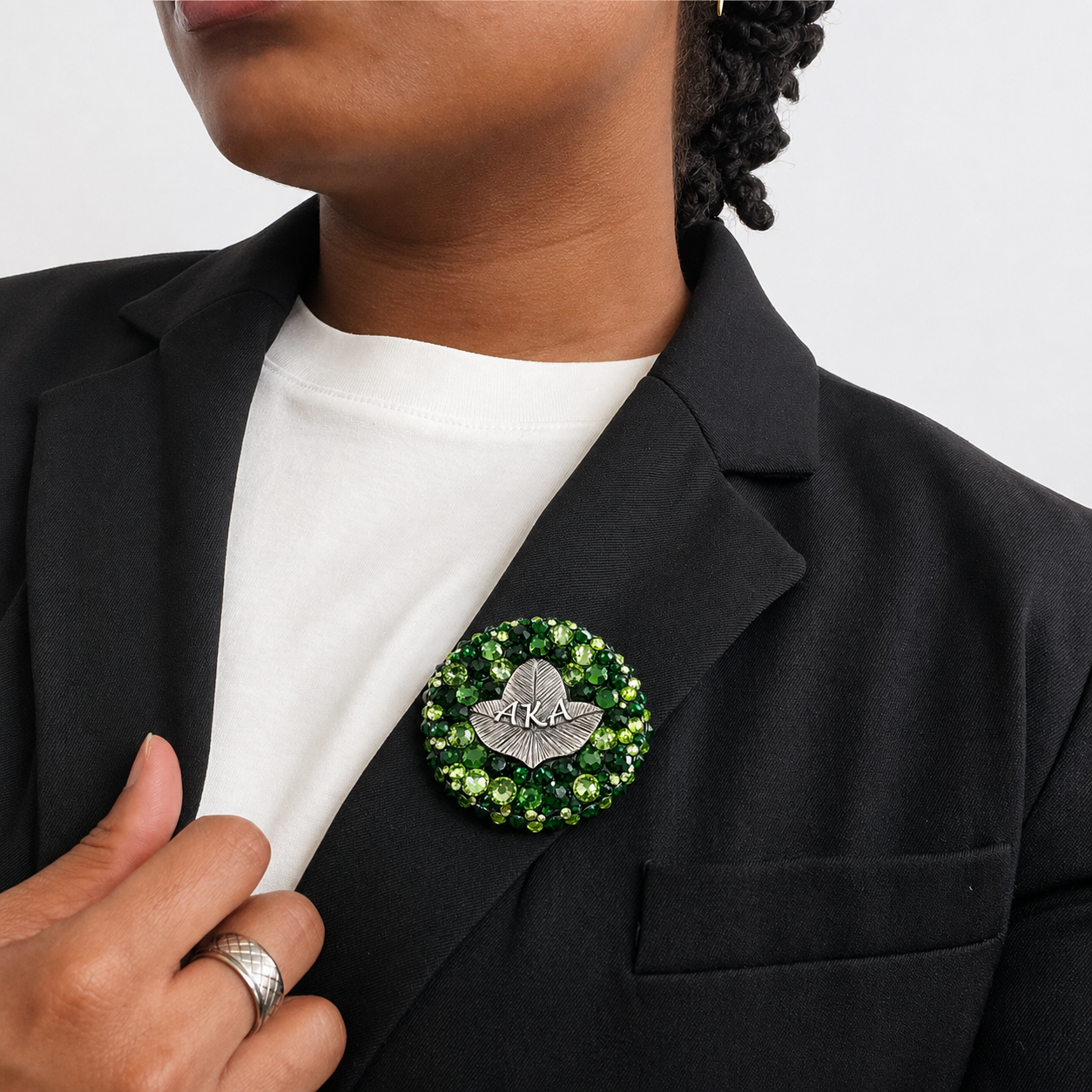 AKA Green French Pin