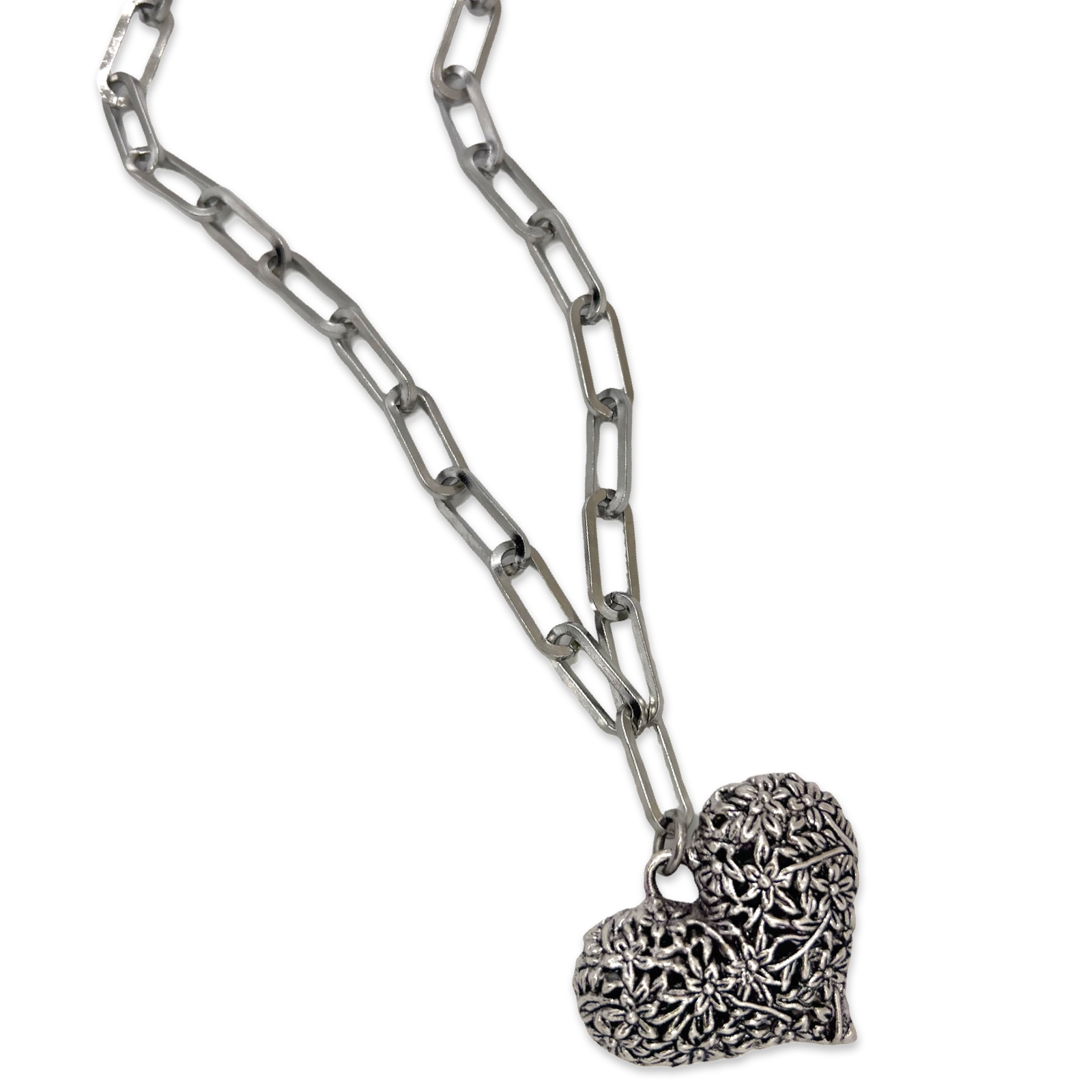 Puffy Heartfelt Necklace