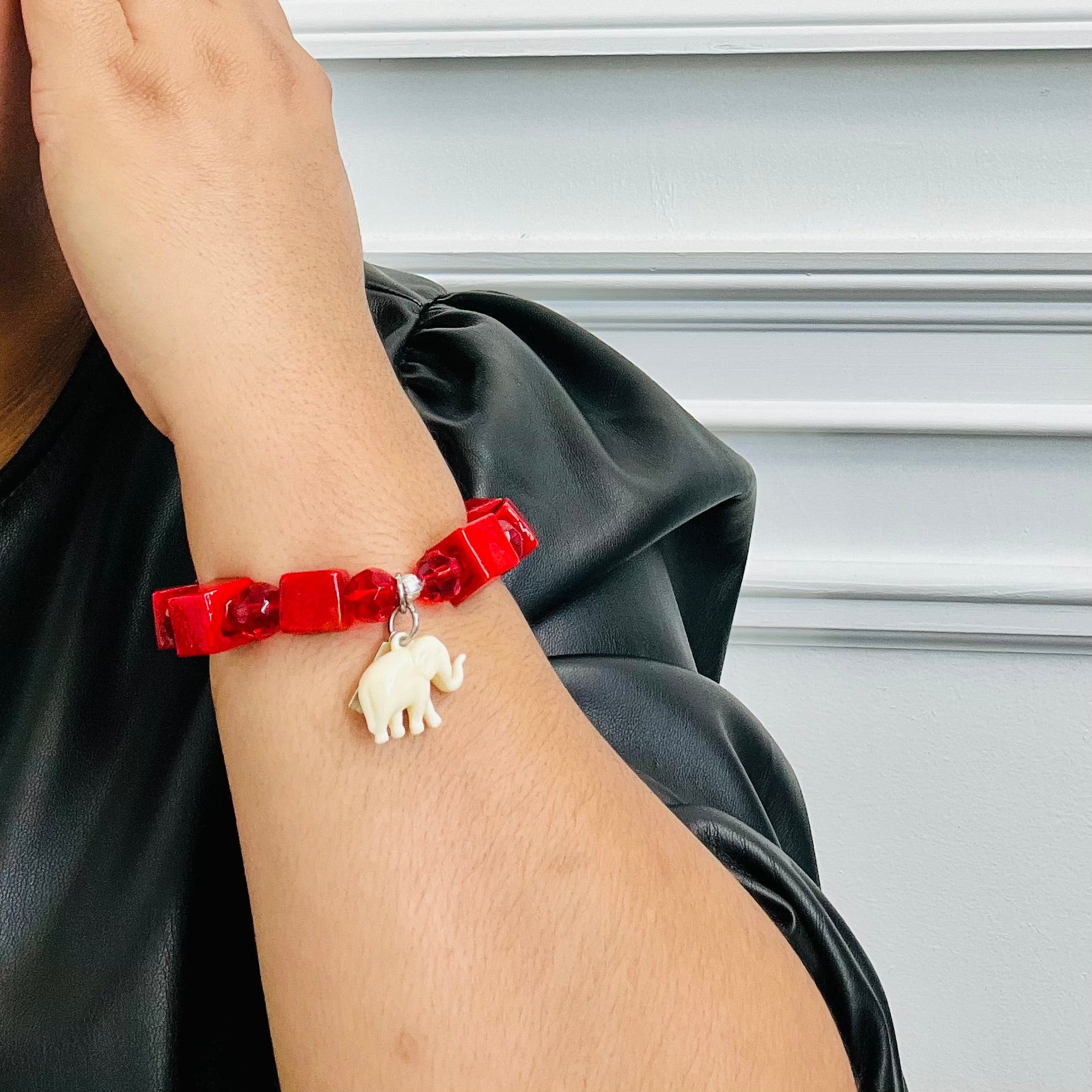 Cubed Red Bracelet
