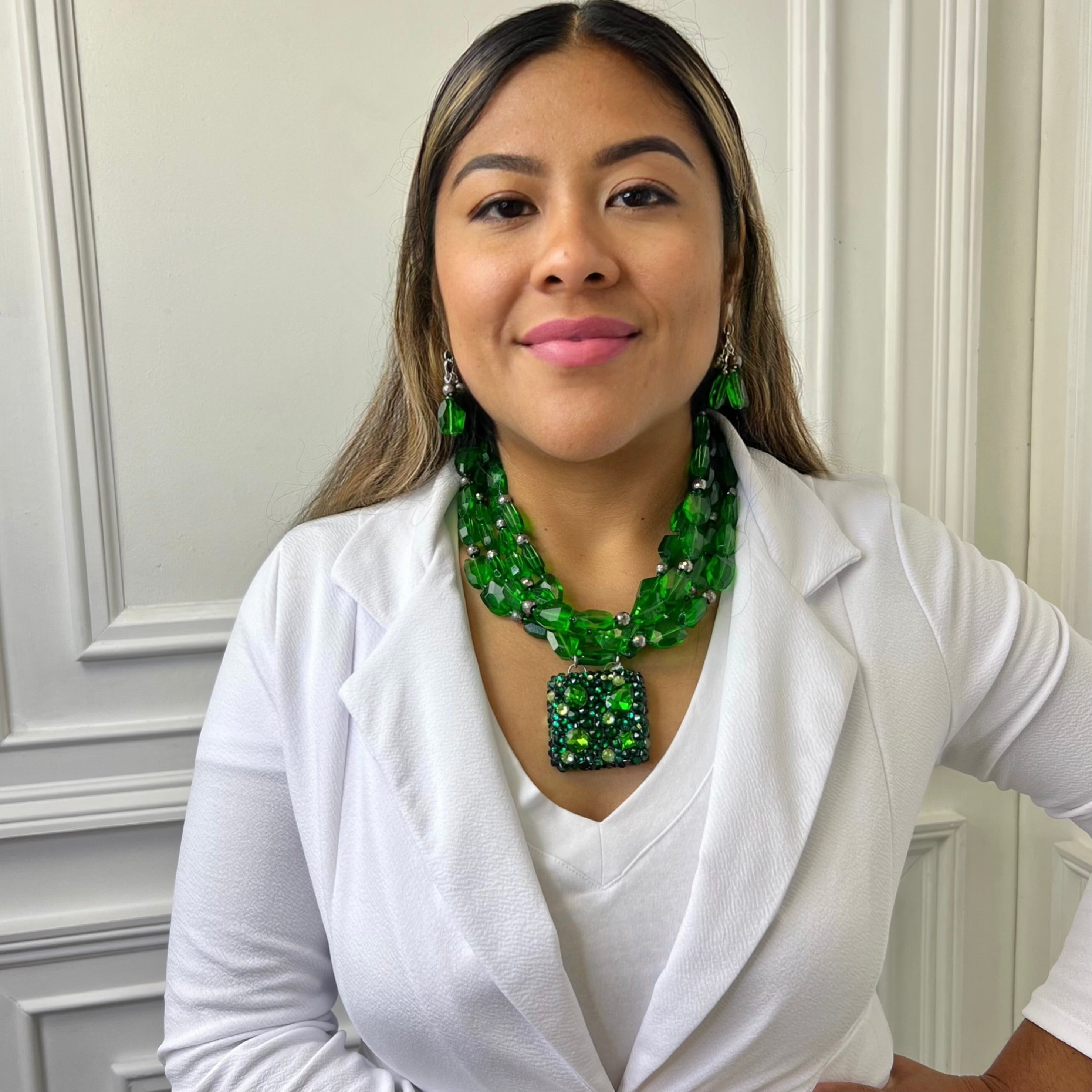 Green Gallery Necklace