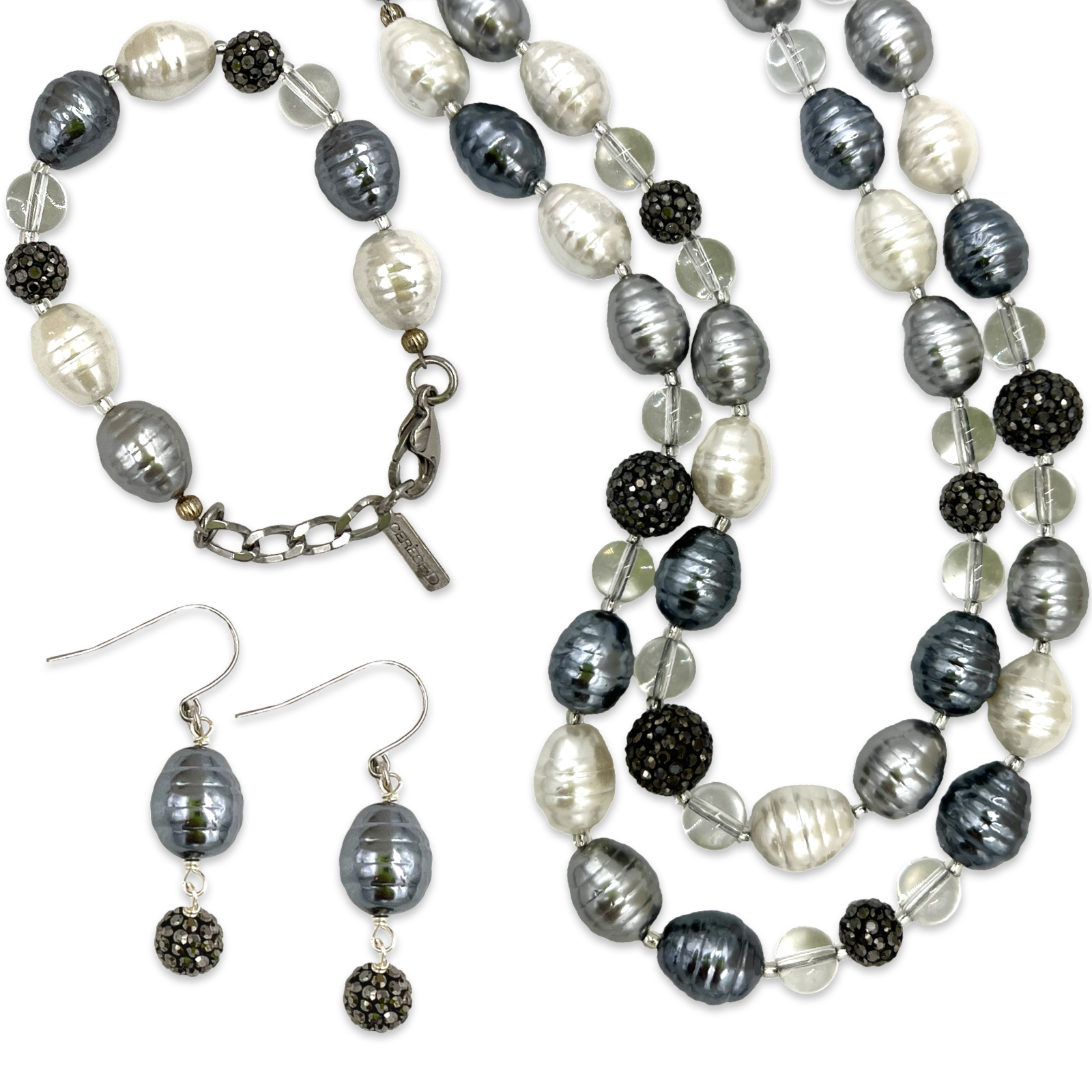 Grey Hype Mixed Necklace