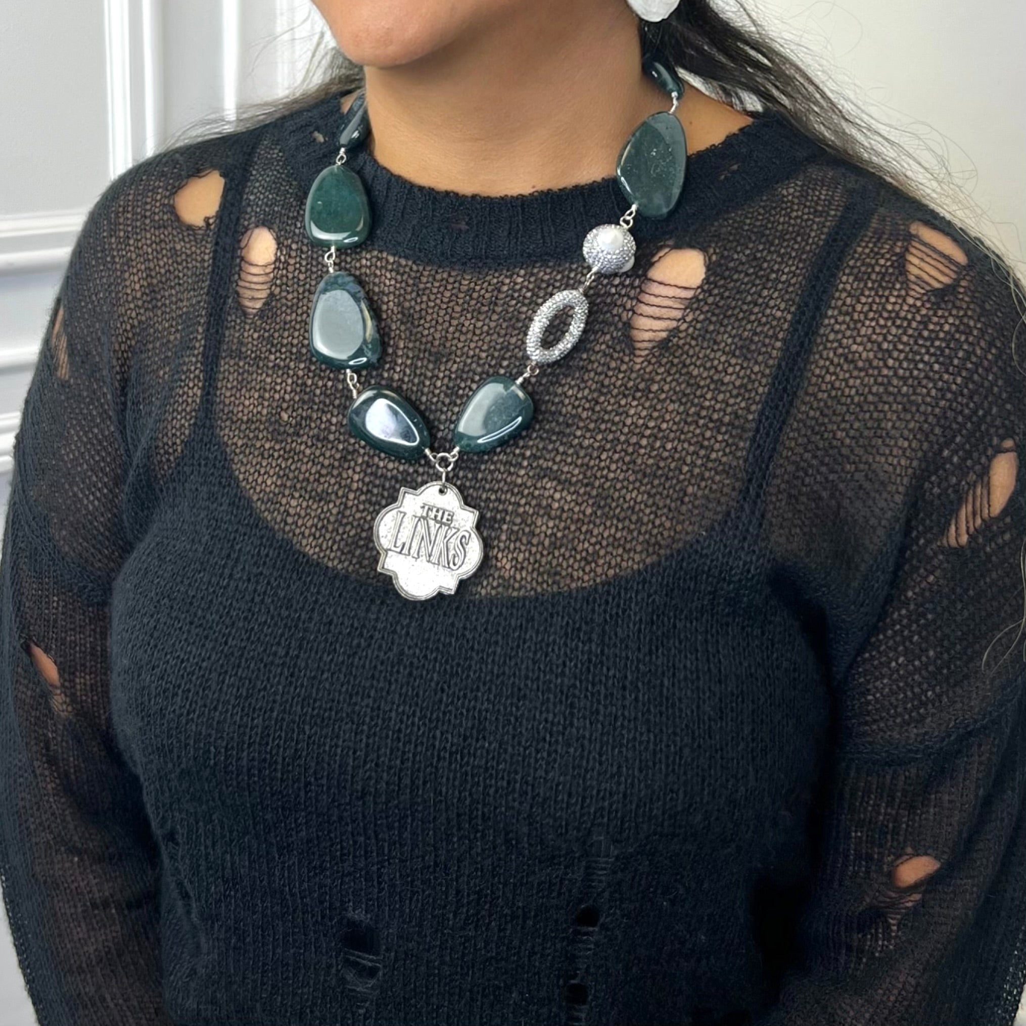 Links Moss Necklace