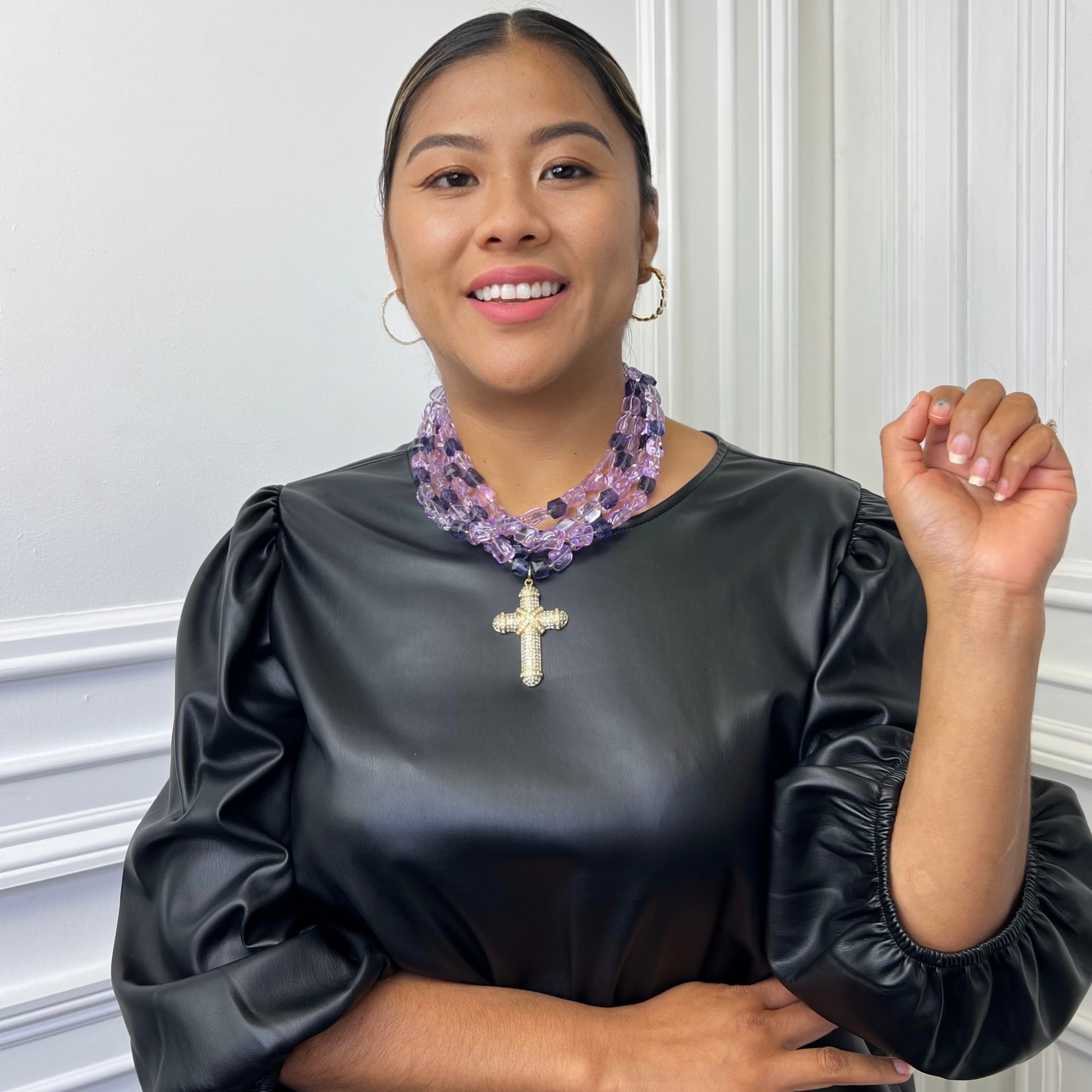 Purple Pious Necklace