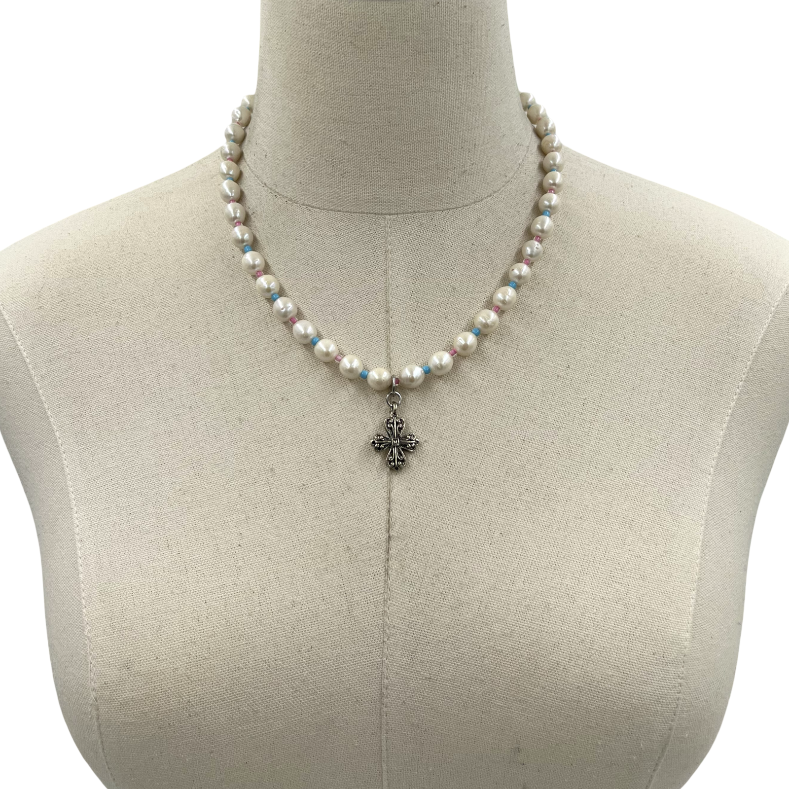 White Treasure Necklace