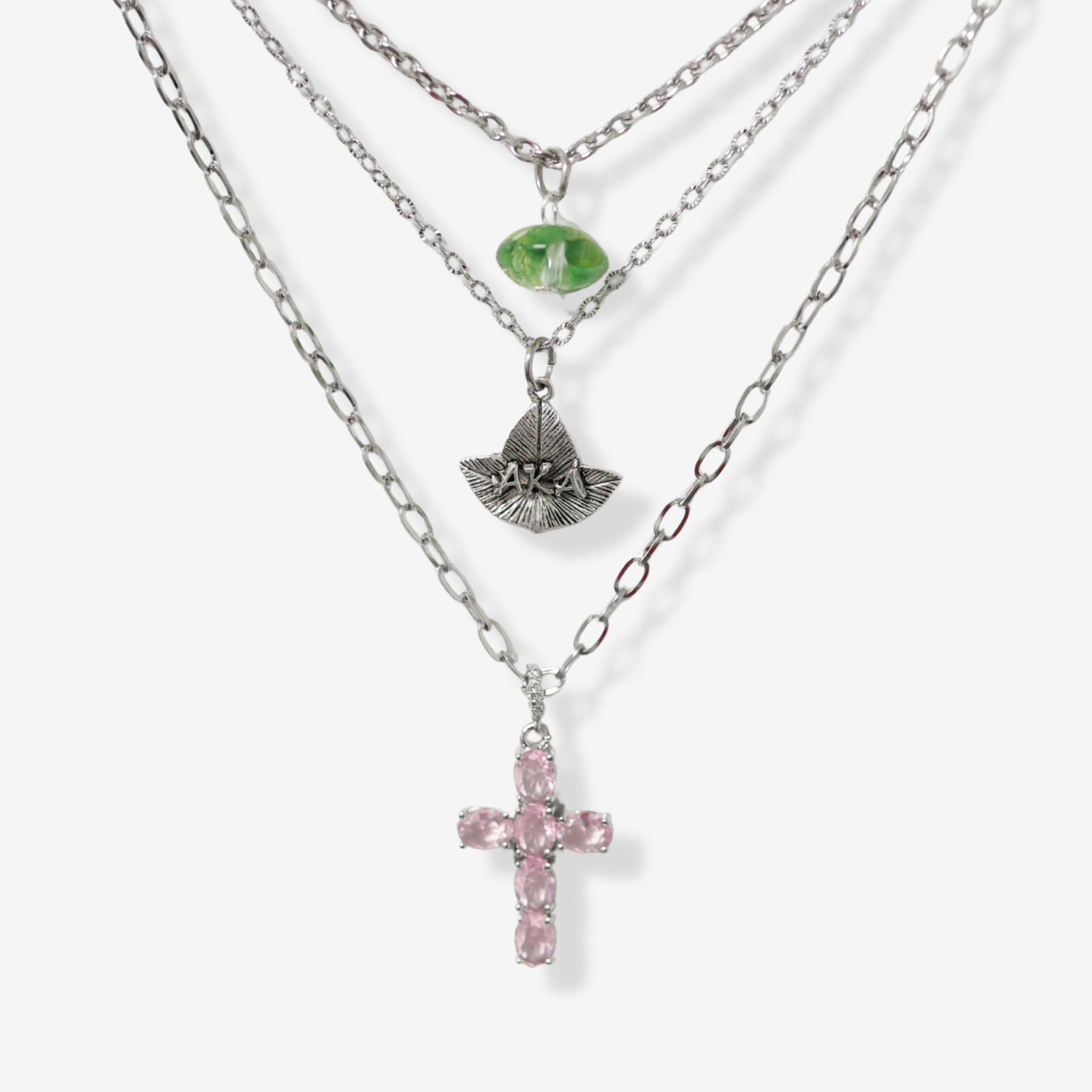 AKA Trinity Charm Necklace