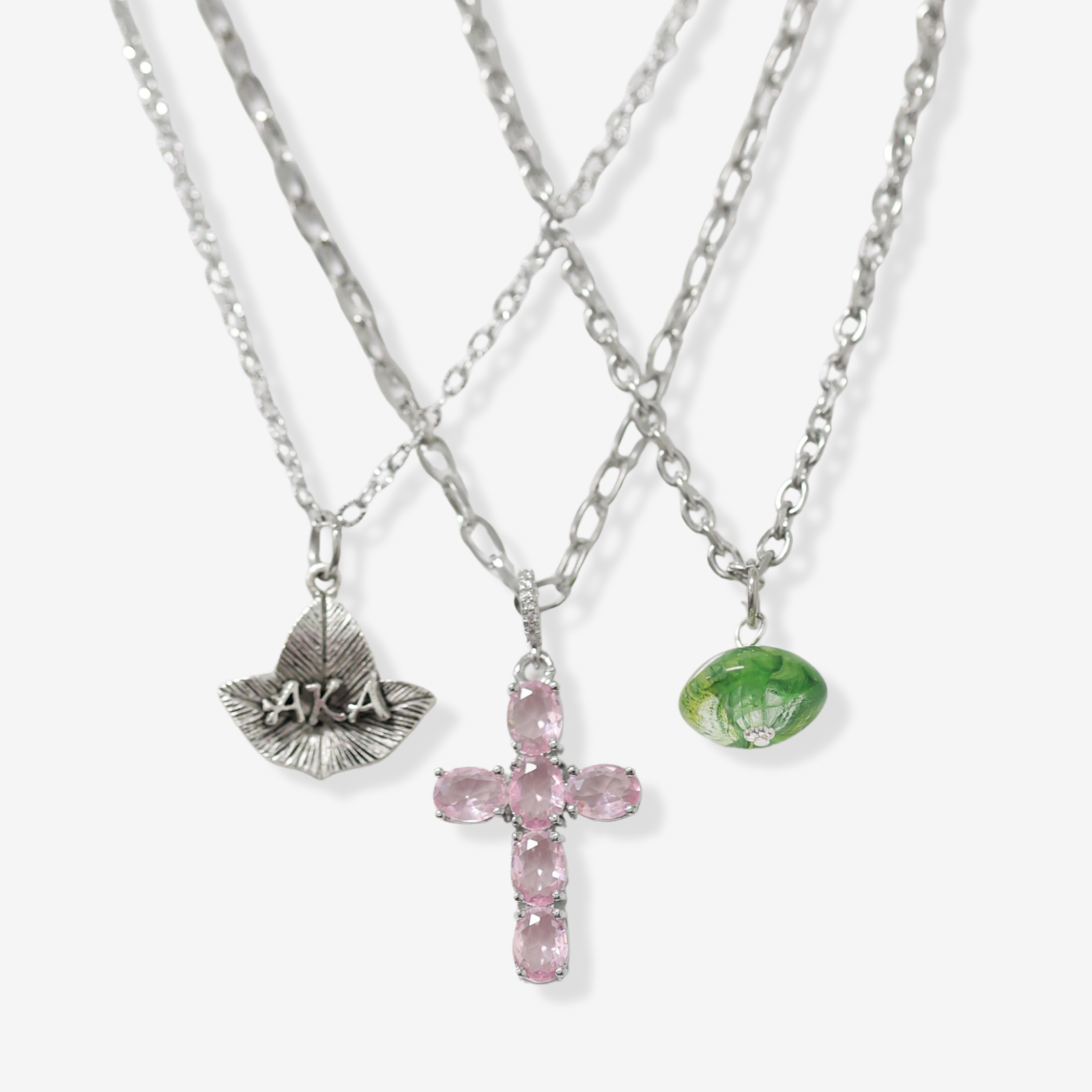 AKA Trinity Charm Necklace