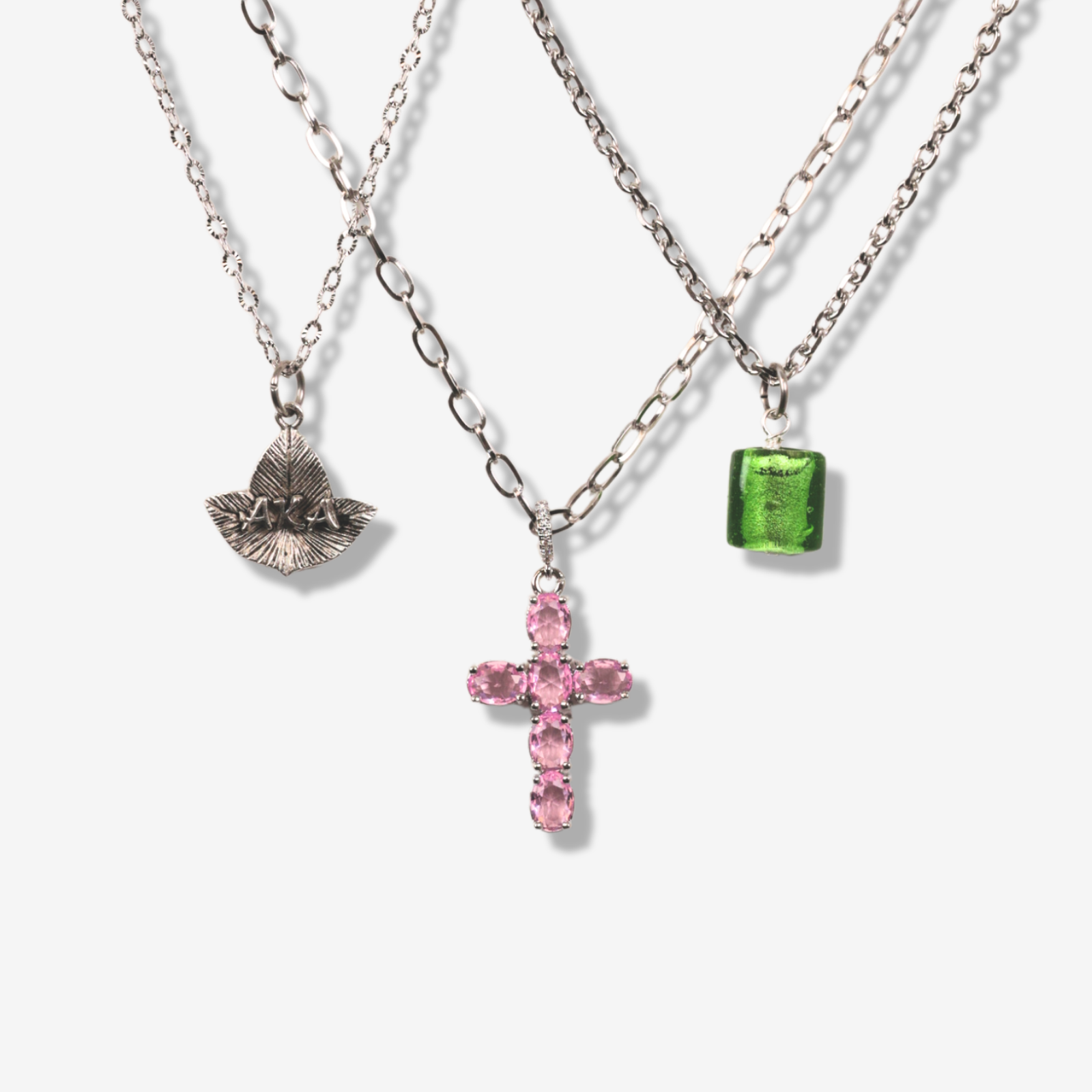 AKA Trinity Block Necklace