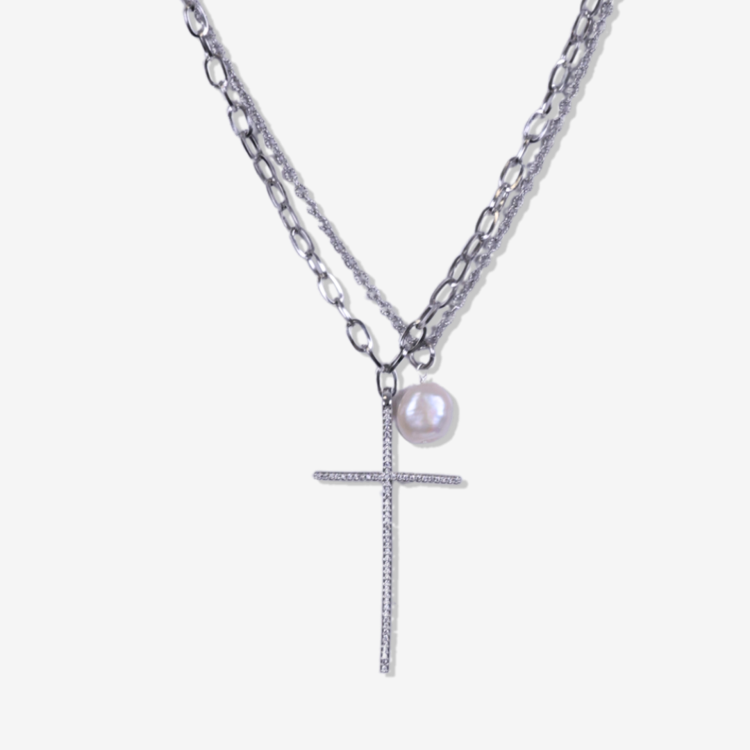 Atlas Cross Necklace
