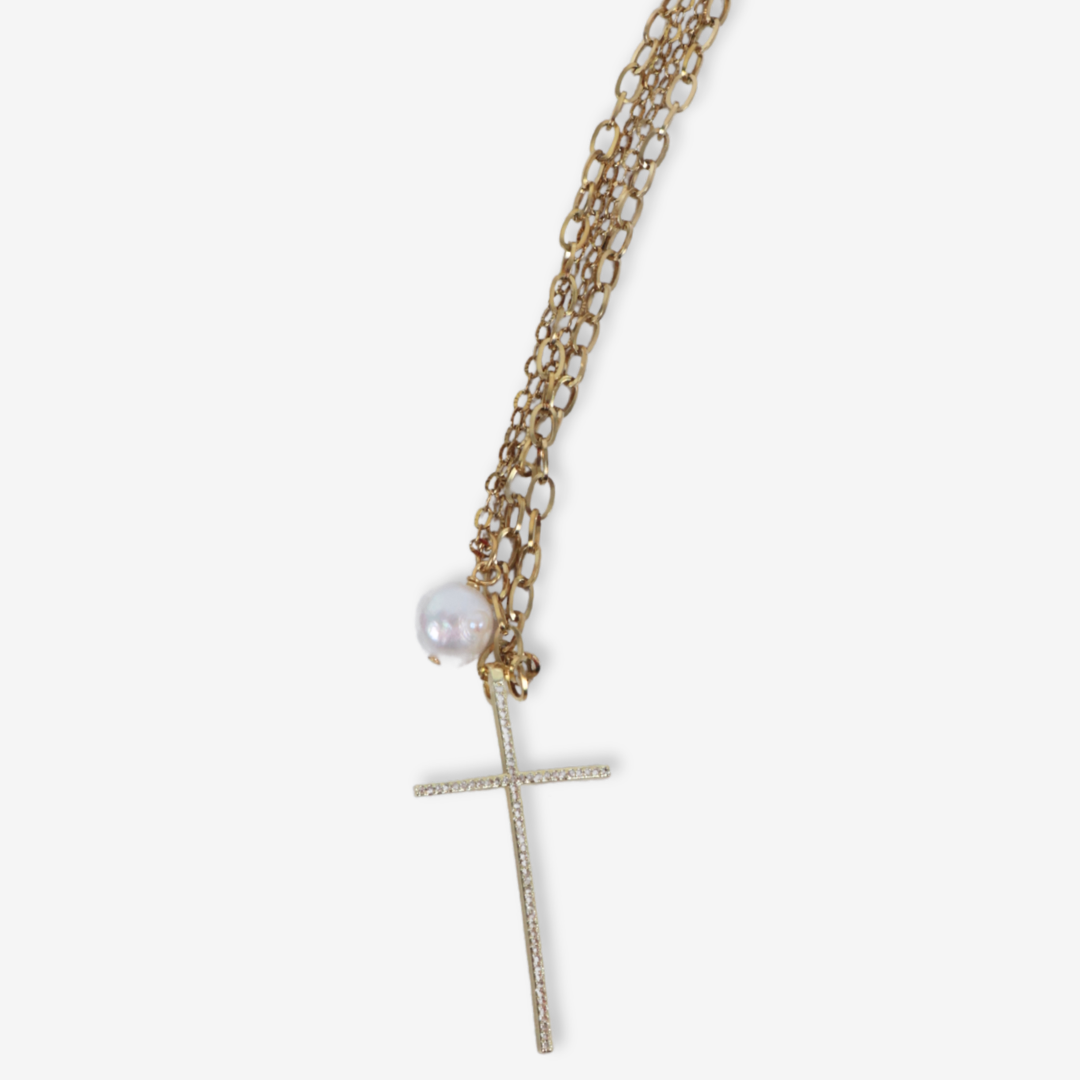Atlas Cross Necklace