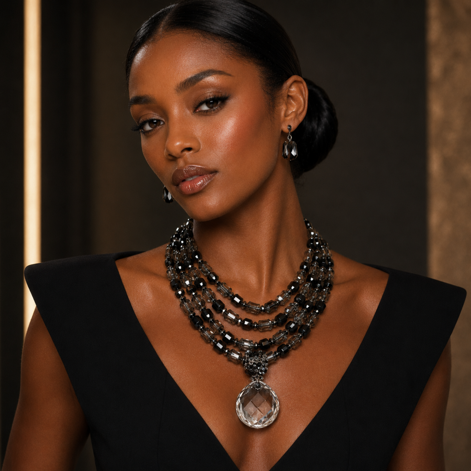 Cavel Black Necklace