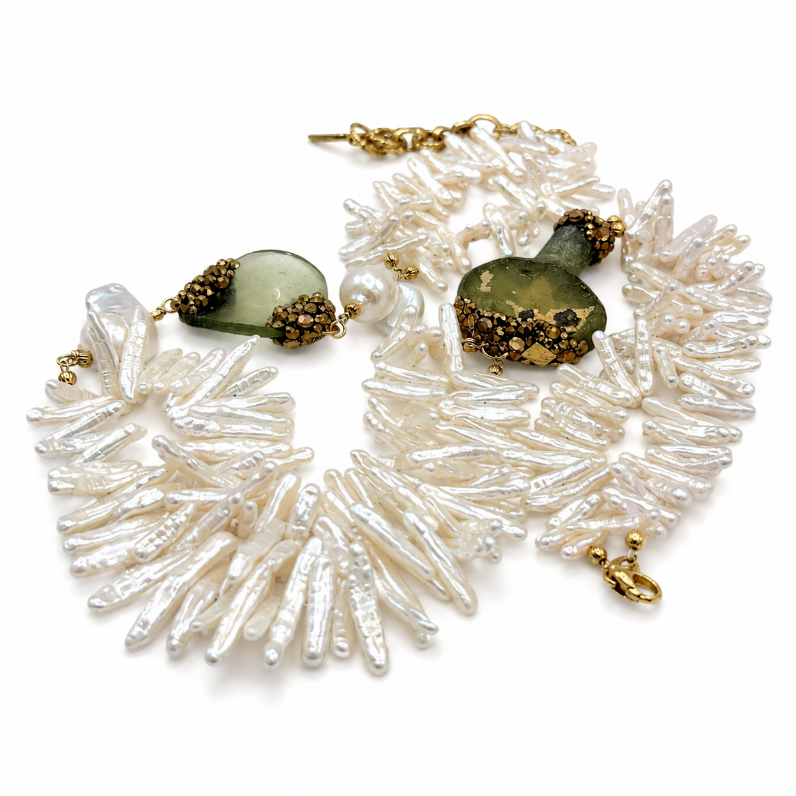 Irene Pearl Necklace Set