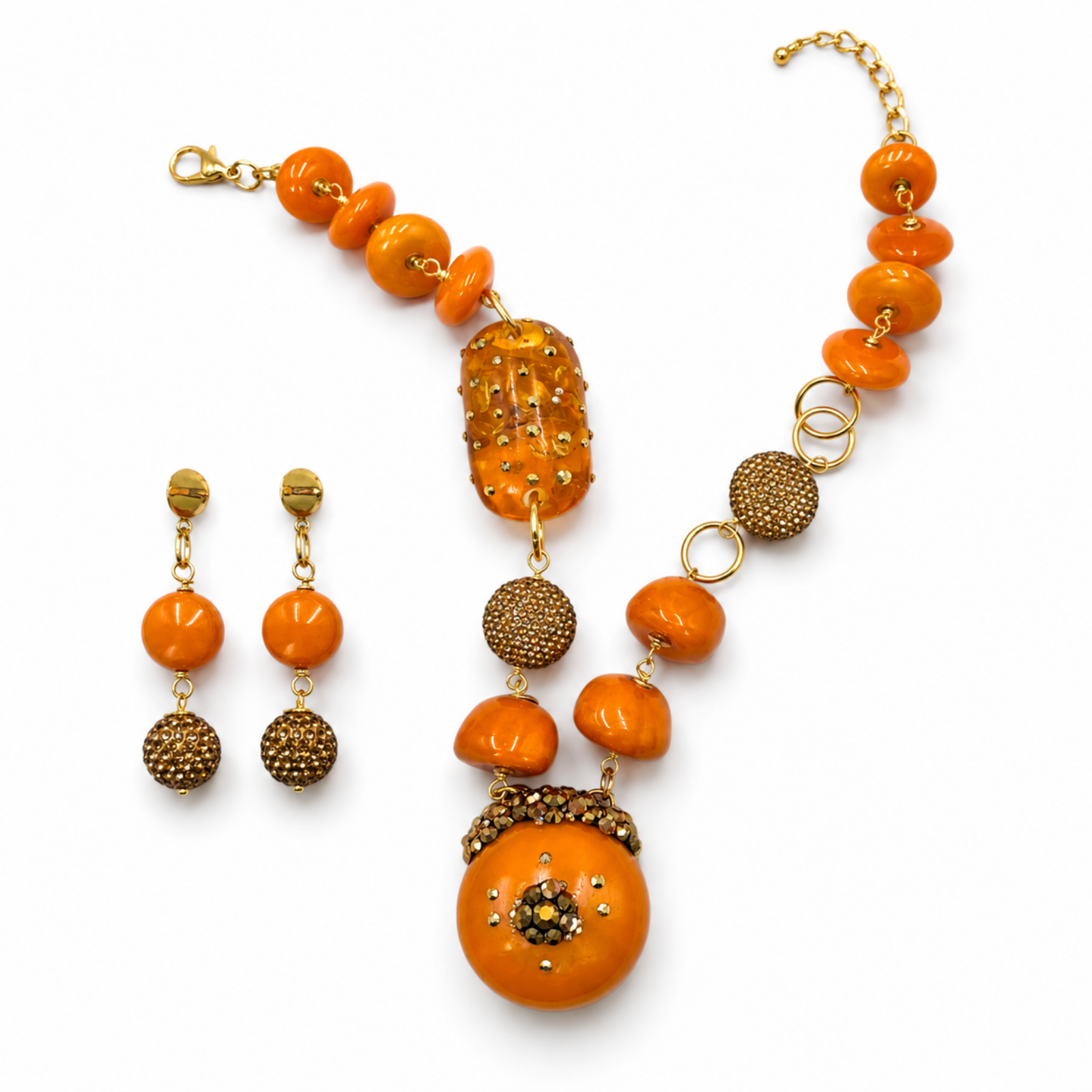 Amber Yard Necklace