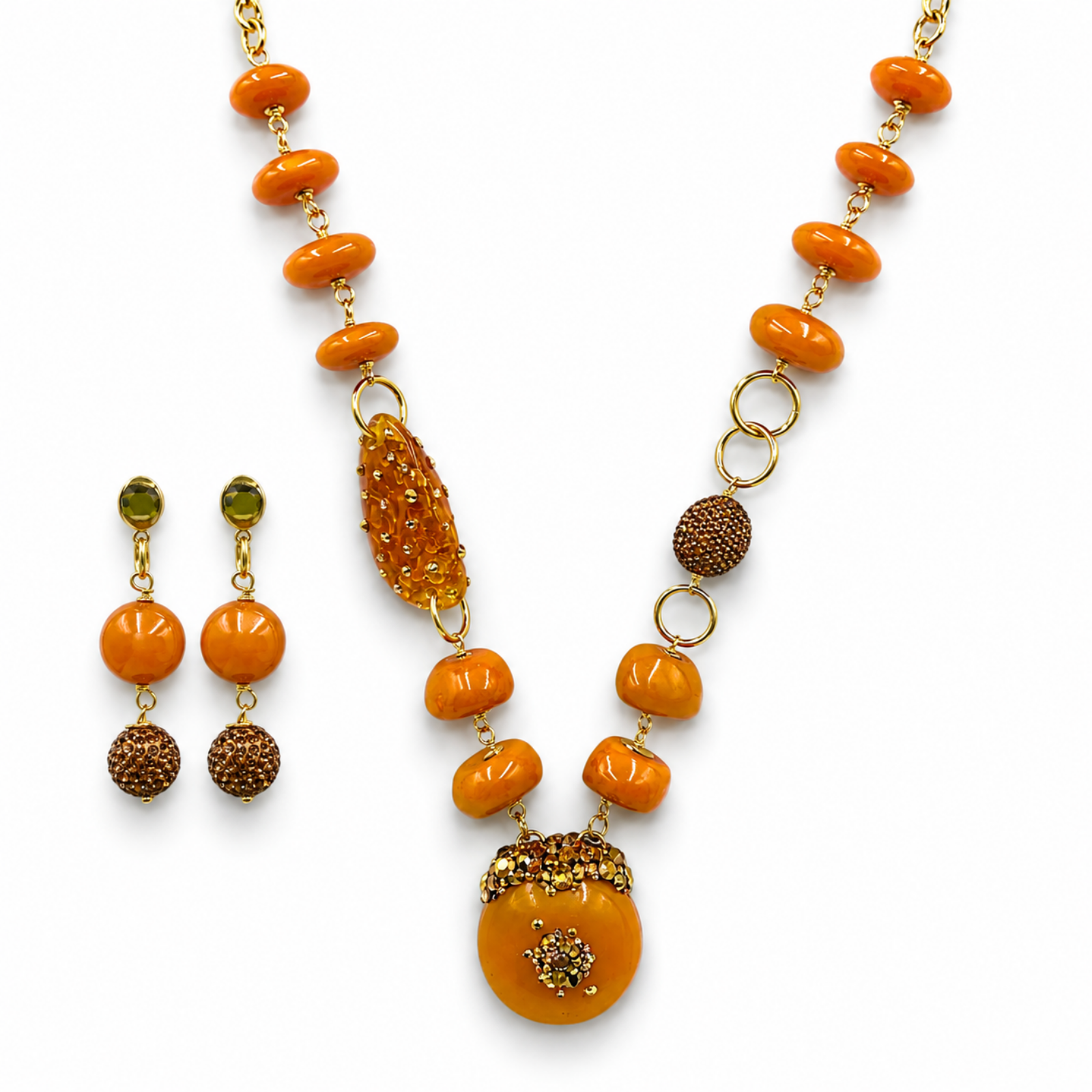 Amber Yard Necklace