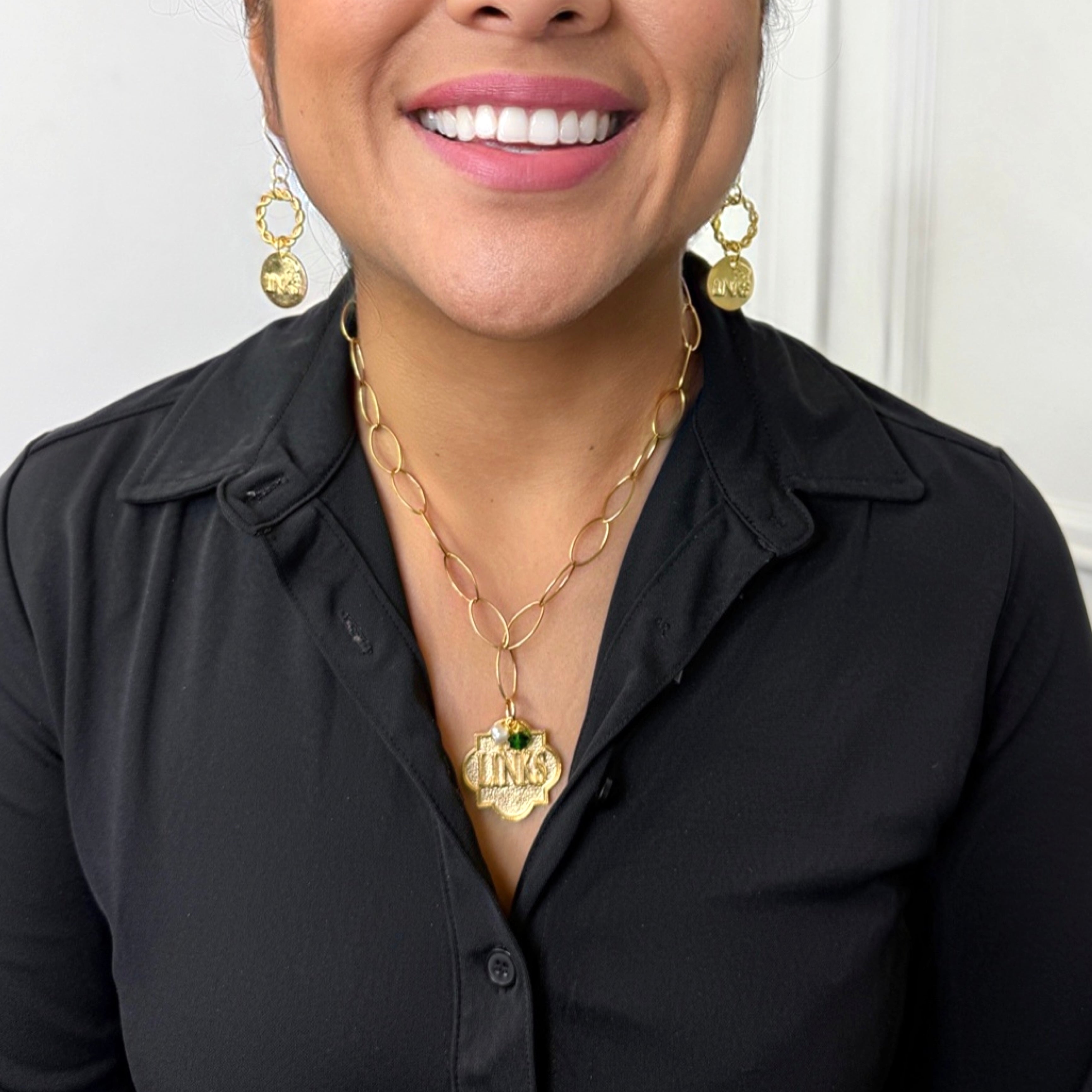 Links Oval Essence Necklace