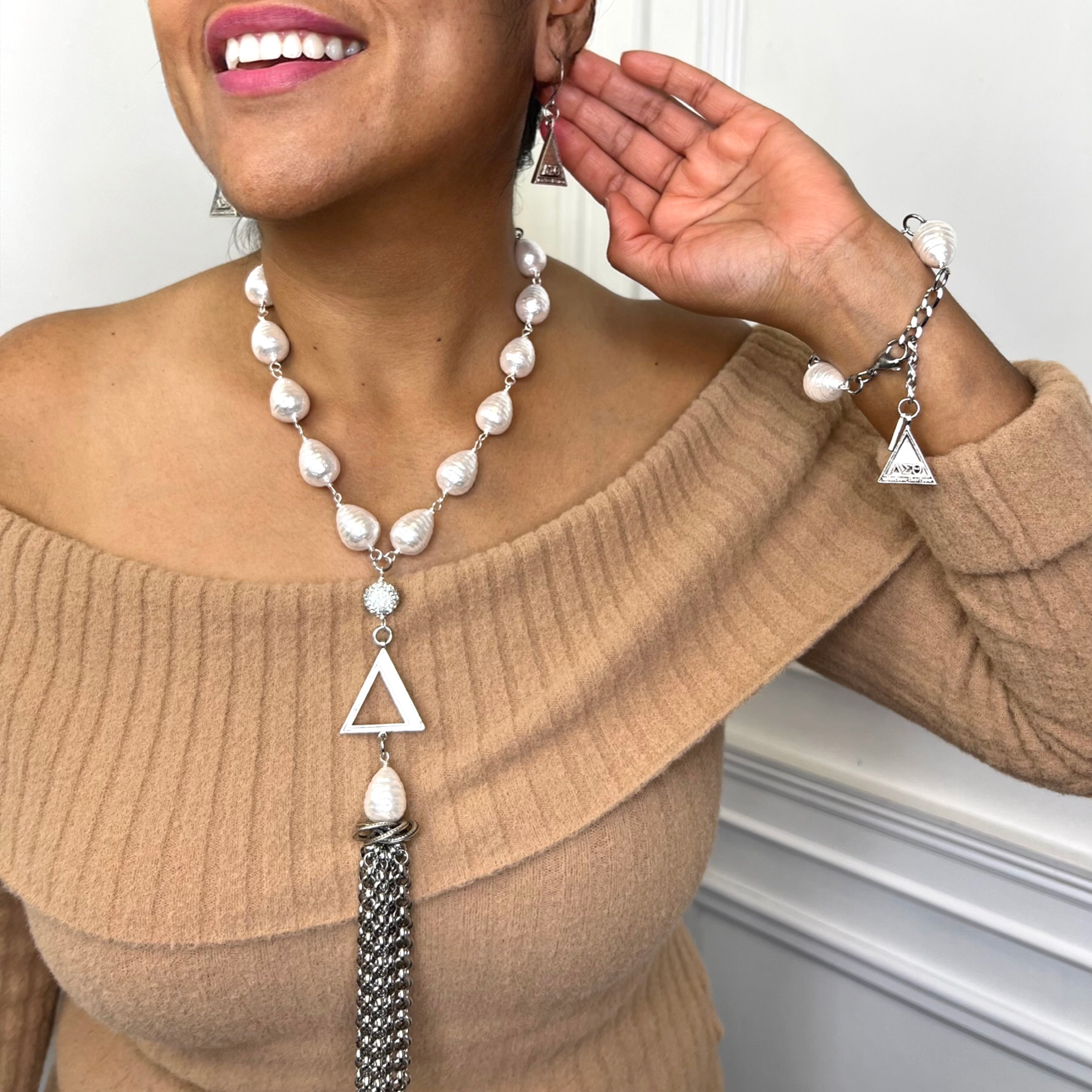 Delta Tides Tassel Necklace