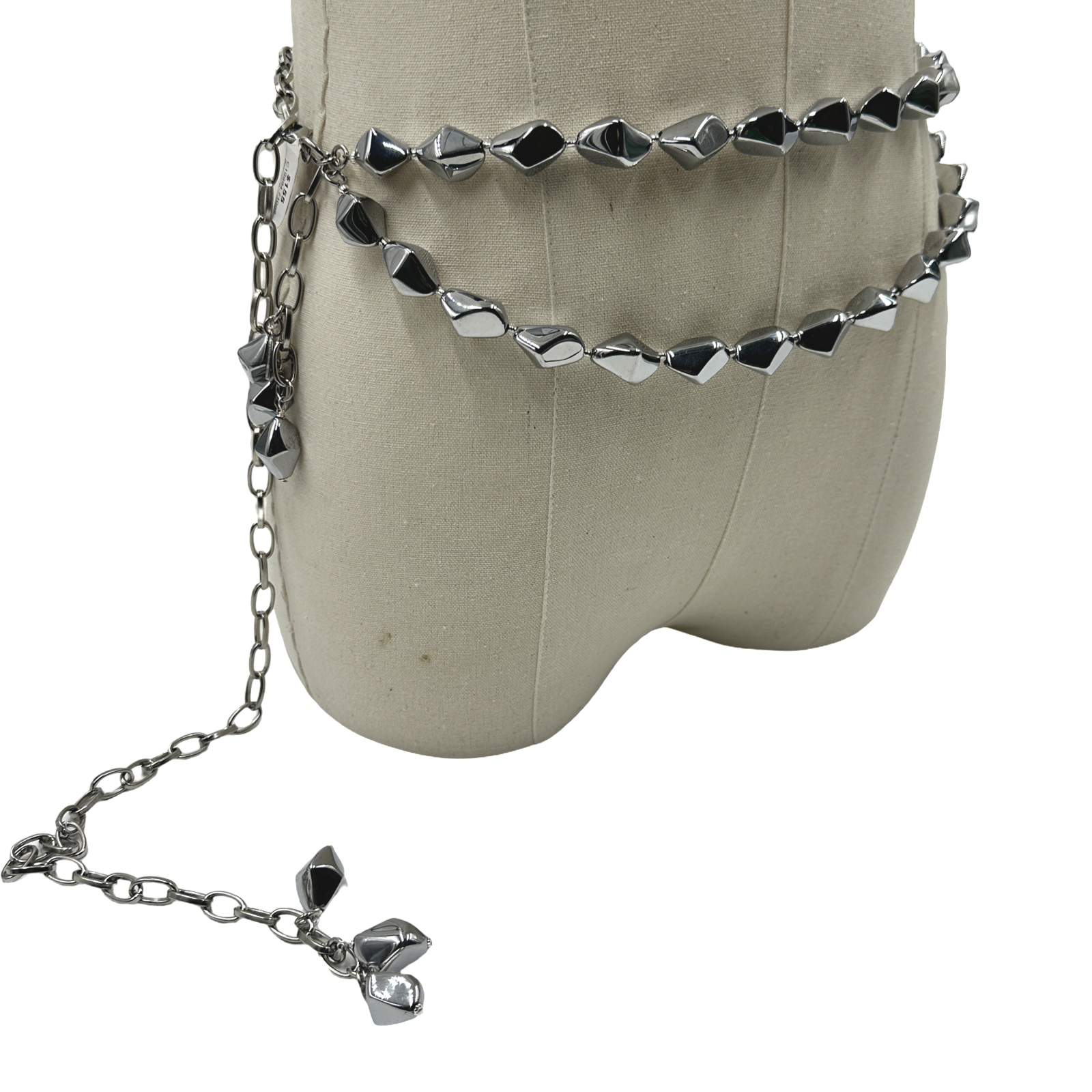 Belted Metallic Belt