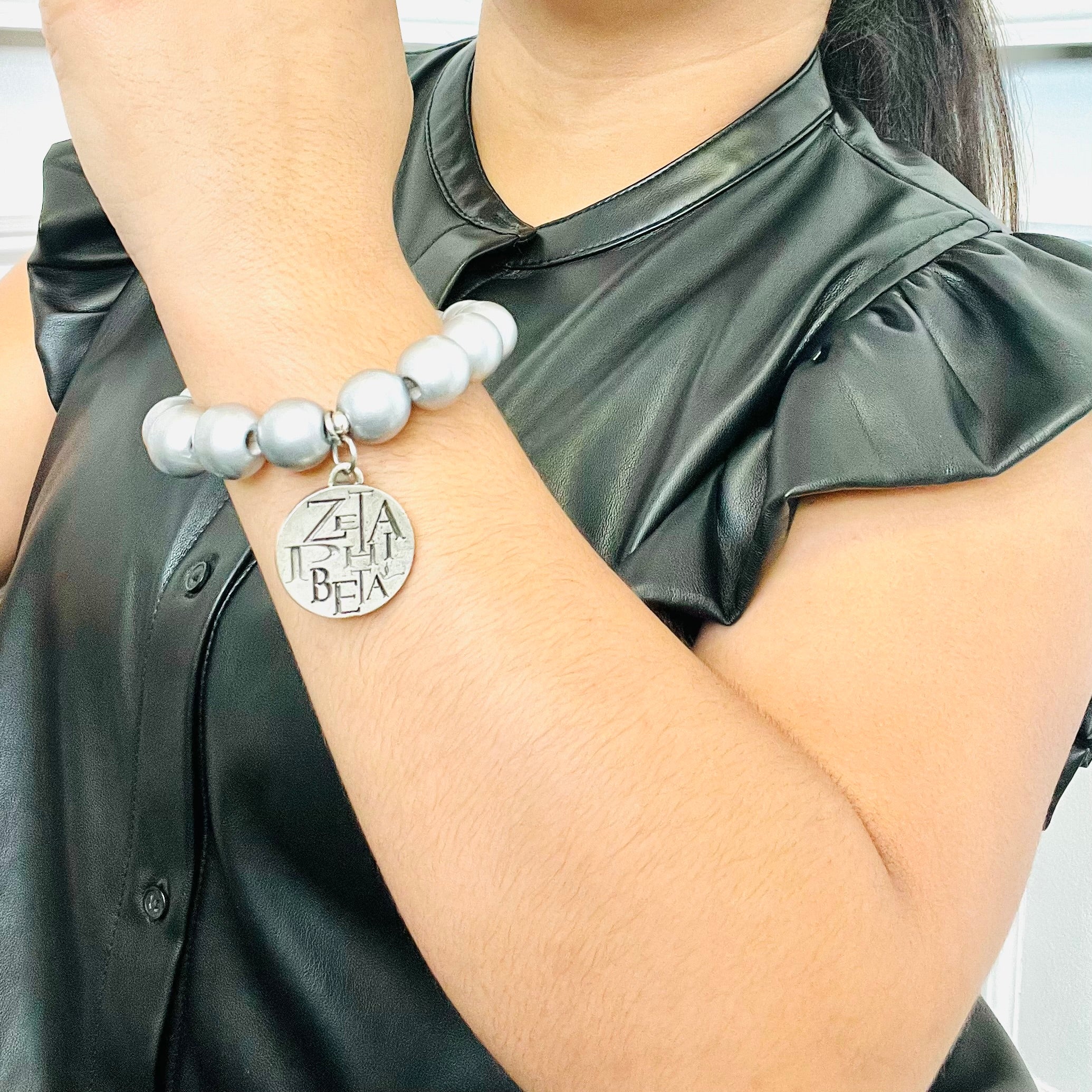 Zeta Silver Stallion Bracelet
