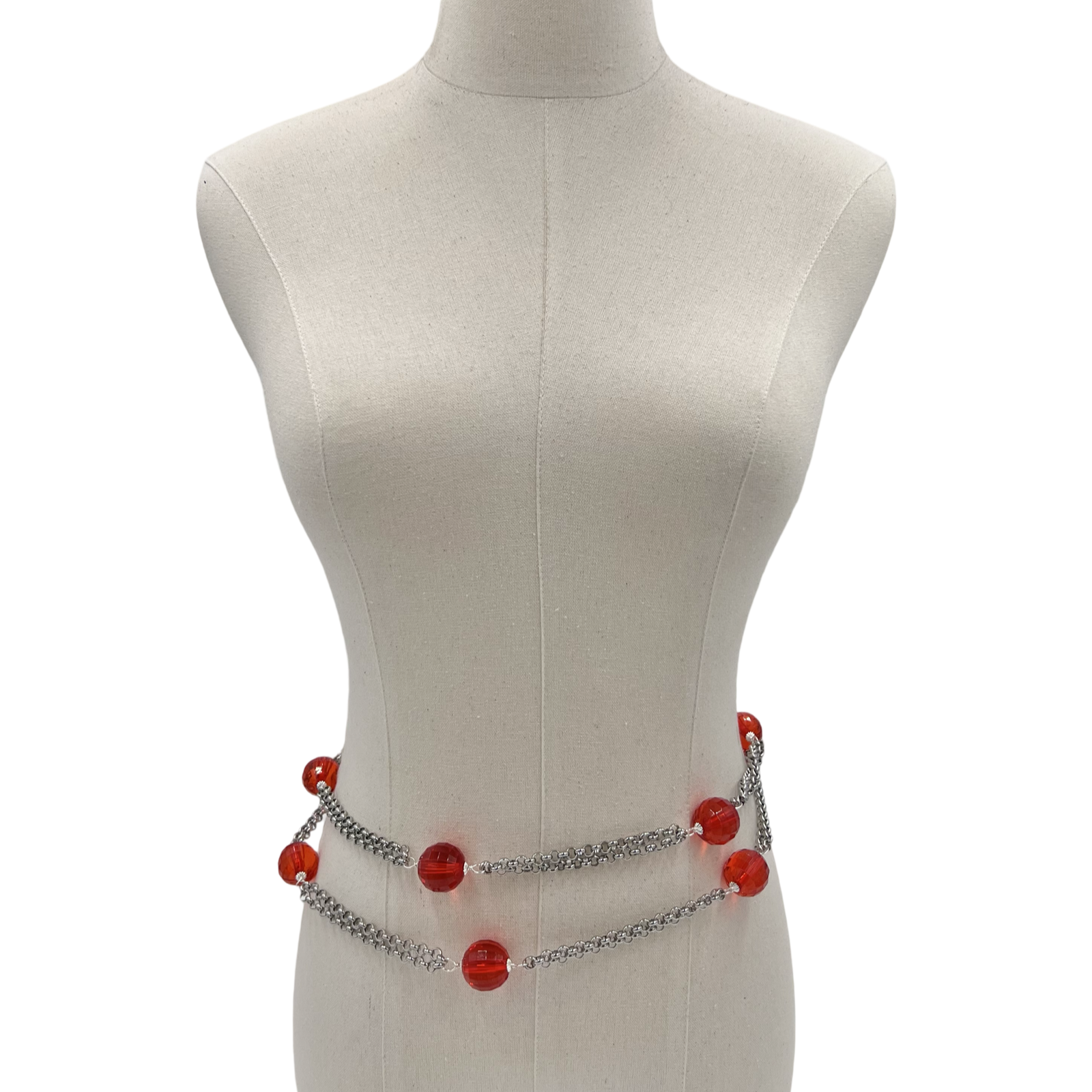 Red Stations Necklace